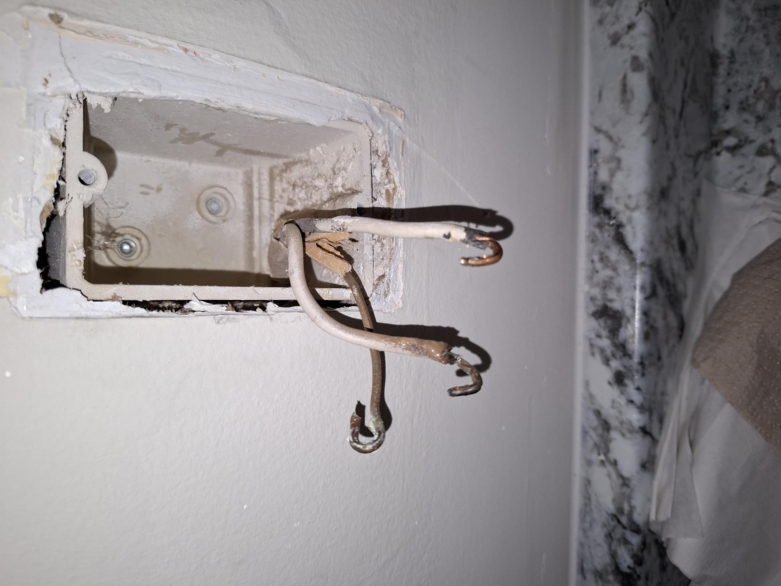 Redevice GFCI, counter and fridge receptacle, and switch for disposal on kitchen circuit.

Called out today to give solutions for installing 3 new customer supplied lights and 3 switch legs. While performing my safety assessment, I discovered that the home had a Federal Pacific Stab-Lok panel. These panels are of poor quality, having been recalled and are extremely dangerous. Due to our policies of working on these panels, we are unable to run the switch legs and install the new lights. This panel would HAVE to be replaced before any other extensive electrical work would be able to be performed. The A/C unit would also have to be moved to replace the panel, as it interferes with the necessary clearances for the meter and emergency disconnect. Due to the age of all of the devices in the home, I also wrote a solution to replace all of the plugs and switches, and add GFCI protection where necessary along with my solutions to replace the electrical panel. 

Customer had devices on the kitc