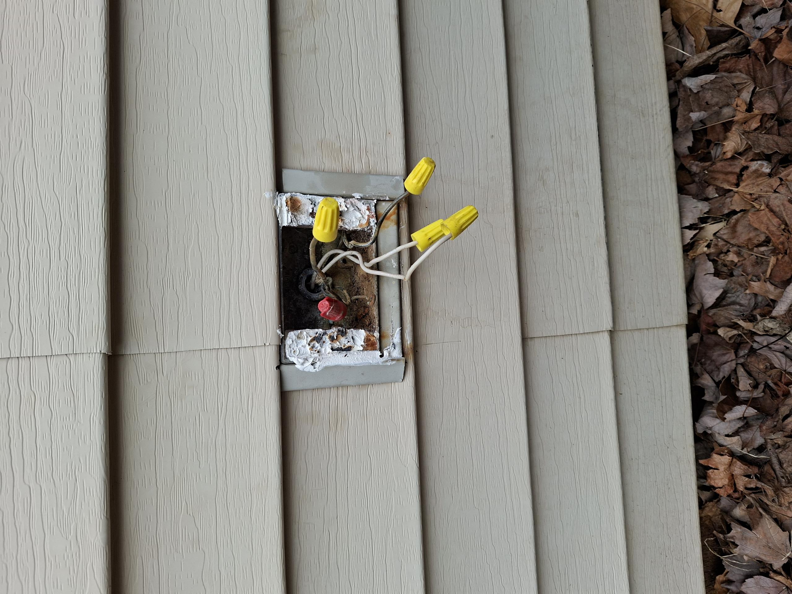 Replace outside GFCI and box with material supplied by Haas and Sons.

Called out today to replace a GFCI that had gone bad. While performing my assessment, I discovered that the box for the receptacle had become badly rusted and needed to be replaced. I gave a solution to install a new GFCI and bubble cover, and replace the box. 