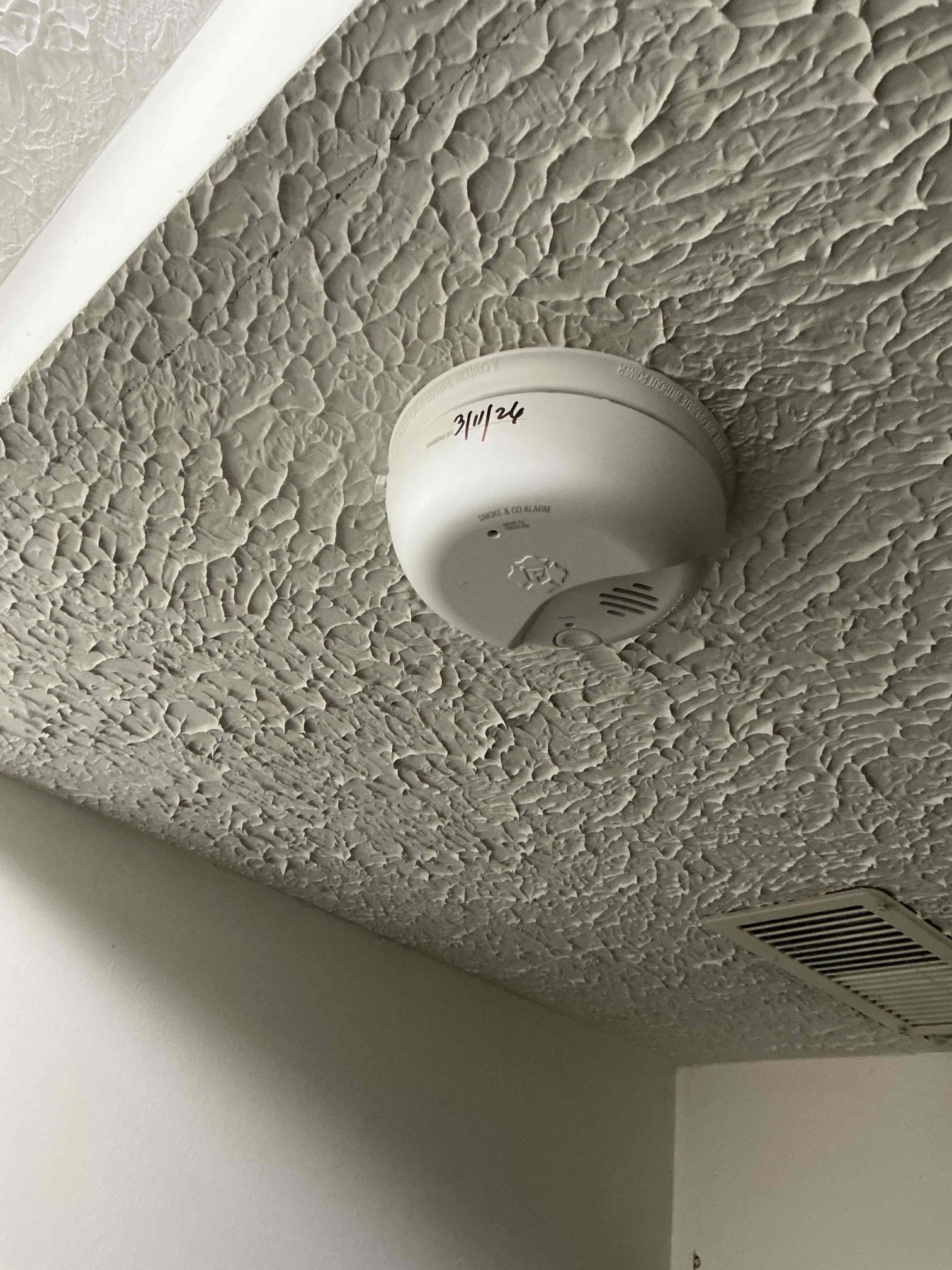 Replaced (3) Carbon/Smoke combos, (1) on each floor and (4) Smoke detectors, (1) in each bedroom all hardwired with 10 year sealed battery. Customer enrolled in VIP Care Plan. 