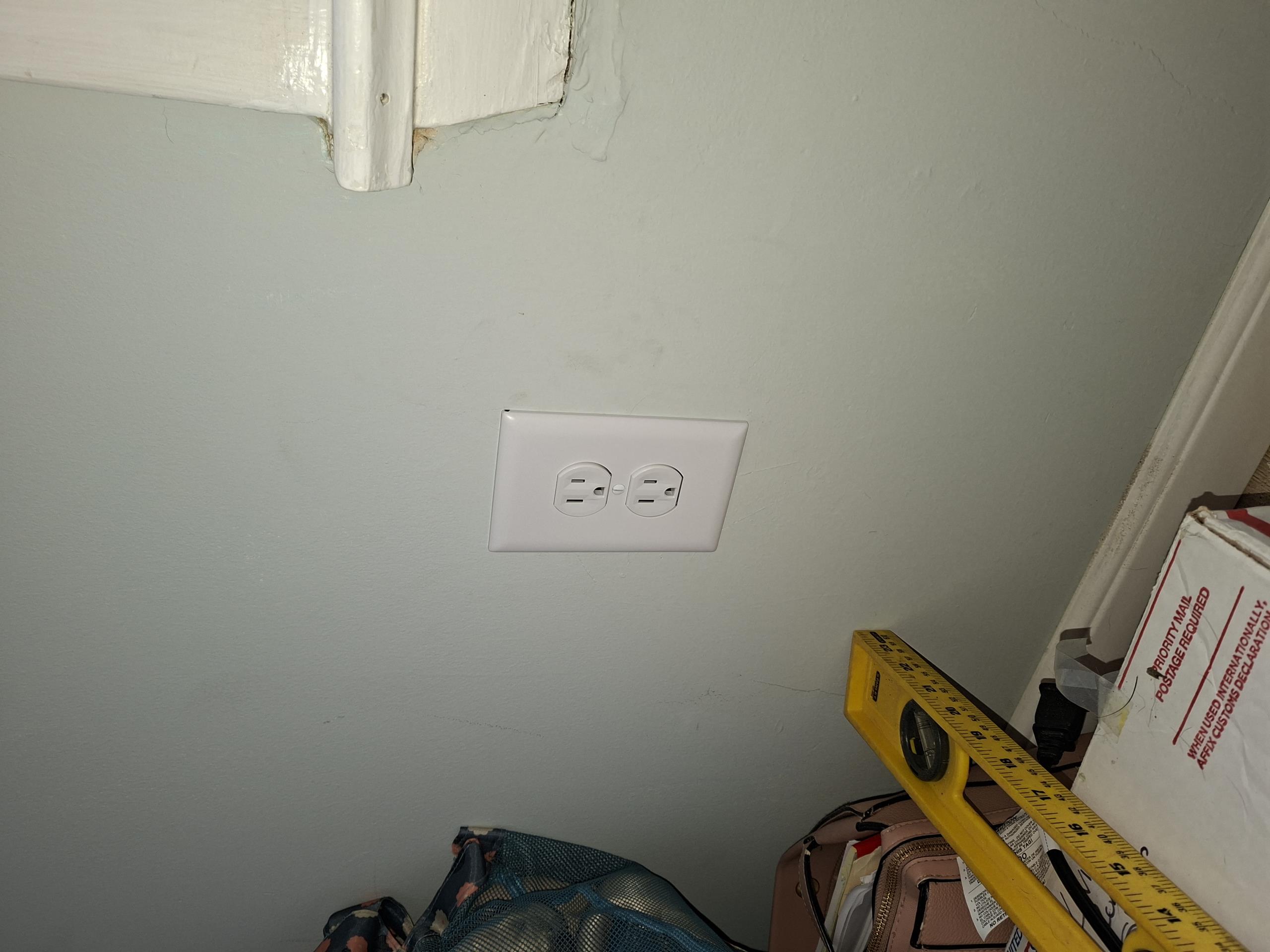 Redevice three broken receptacles in bedroom.

Called out today to perform Ting safety assessment. Opening up the outlets on the affected circuit, I noticed three outlets with obvious signs of damage, including signs of overheating and outlet faces falling off the devices. I reached out to the Ting safety team, and went through the troubleshooting process. The Ting safety team case manager agreed to repairs of the three affected outlets.