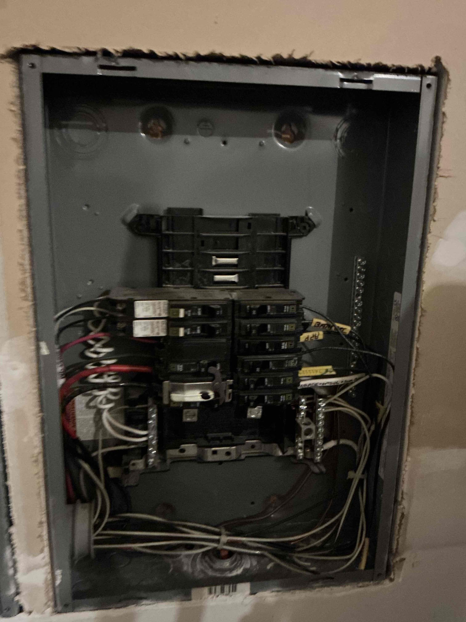 For this job, we came out for a flickering light in the bathroom and found a loose connection on the switch causing the intermittent issue. Opened up a few more devices and determined there was a pattern of the “backstab” wiring method throughout. I educated the customer on potential hazards and showed with photos from a recent re-device how we remediate the issue. Customer stated that she has a maintenance coming up in the summer and would like to wait until then for a re-device estimate to prepare. Also mentioned beefing up the surge protection from the existing 25kva rated surge to our 120kva rated surge. 