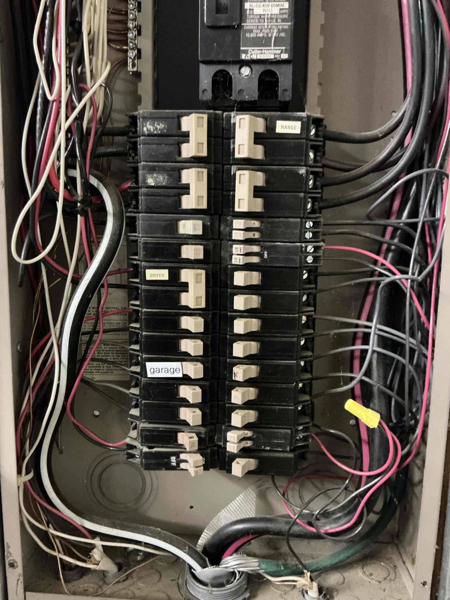 For this job, I came out for a needed Water Heater circuit. However the original circuit was converted years ago to a 20A 120V from a 30A 240V for the furnace. His existing panel is original to the home and is full of tandems, which the panel is not rated for. He in recent years had an ATS installed and and whole home generator. I estimated a straight up panel swap to a 40 space 200 A panel and a dedicated 30A 240V circuit. 