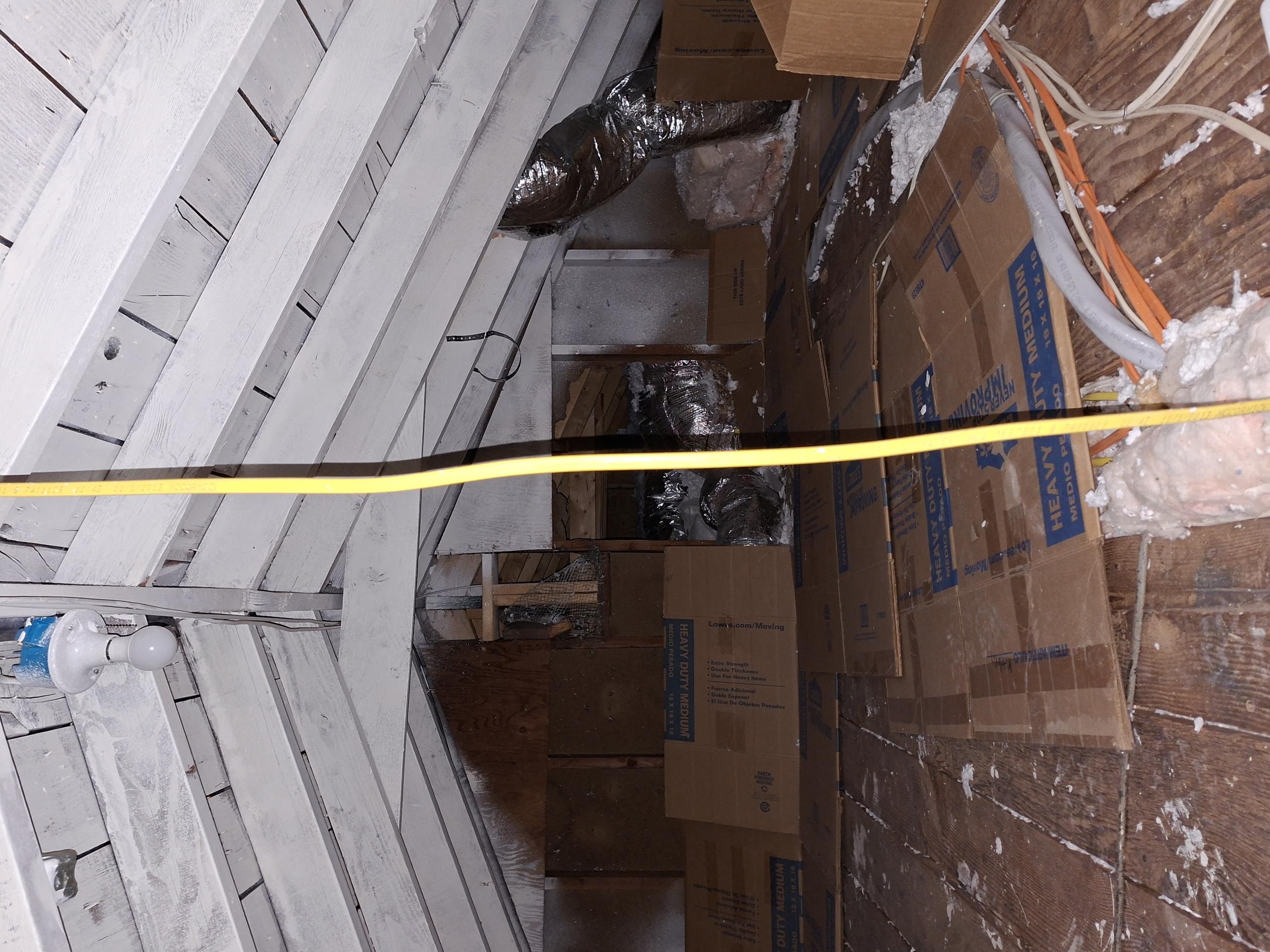 Run a dedicated 30 amp circuit from panel in hallway, through the attic, to the outside of the home, into a customer supplied car charger. Remove current generator breaker to allow the install of car charger circuit.. Replace dryer breaker to the correct size. Fix open air splice in attic.

Called out today to look at running a car charger circuit and a multitude of other electrical issues. Customer has two ceiling fans in the front living room and side room with no switches controlling them. I told the customer that these fans have constant power, having no way to turn the power off. There was also a front GFCI with no power. I discovered that this GFCI was tried into the front living room switch controlled receptacle, thus necessitating the switch being turned on for the front GFCI to work. 

I also gave a solution to run a dedicated car charger circuit from the electrical panel in the hallway, through the attic to outside, and then install a customer supplied car charger. In my solu