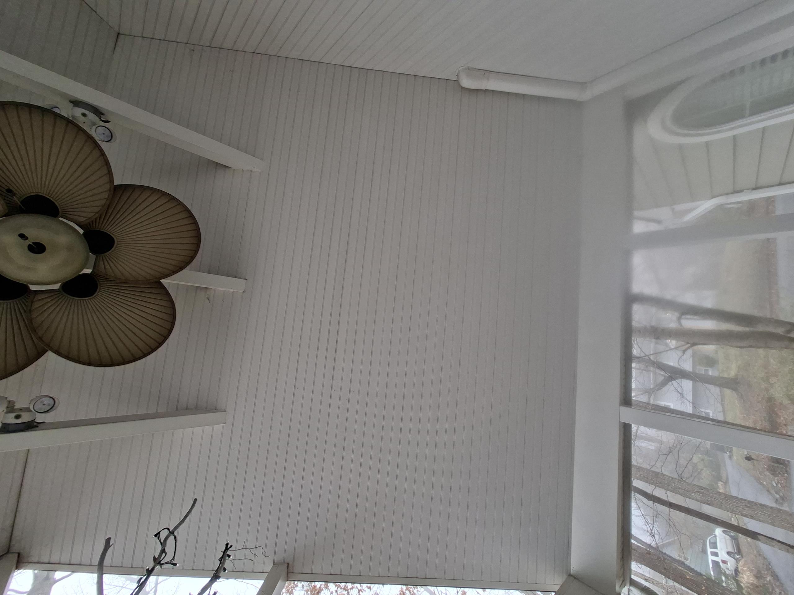 Rescheduled for senior technician to come out and take a look at the scope of work.
Run a new dedicated 30 amp line from the main panel in the garage through the basement out the back of the Home. We will run wire underneath the soffit along the back of the Home up to the side porch on the opposite side of the house. We install customer supplied heater above the front screen and install customer supplied wall control in the front corner.
We will remove the existing floodlights at the peak of the porch, ceiling and rum wires down to two new customer supplied chandeliers.
We will replace a customer supplied wall sconces light at the basement back walk out.
We returned today and completed quoted Work. We ran a new dedicated 30 amp line out to the side deck and install a customer supplied wall control unit and customer supplied wall heater. On site we also installed two new chandeliers which we tap power of a junction box on top of one of the pillars above the ceiling fan. Well outside, we