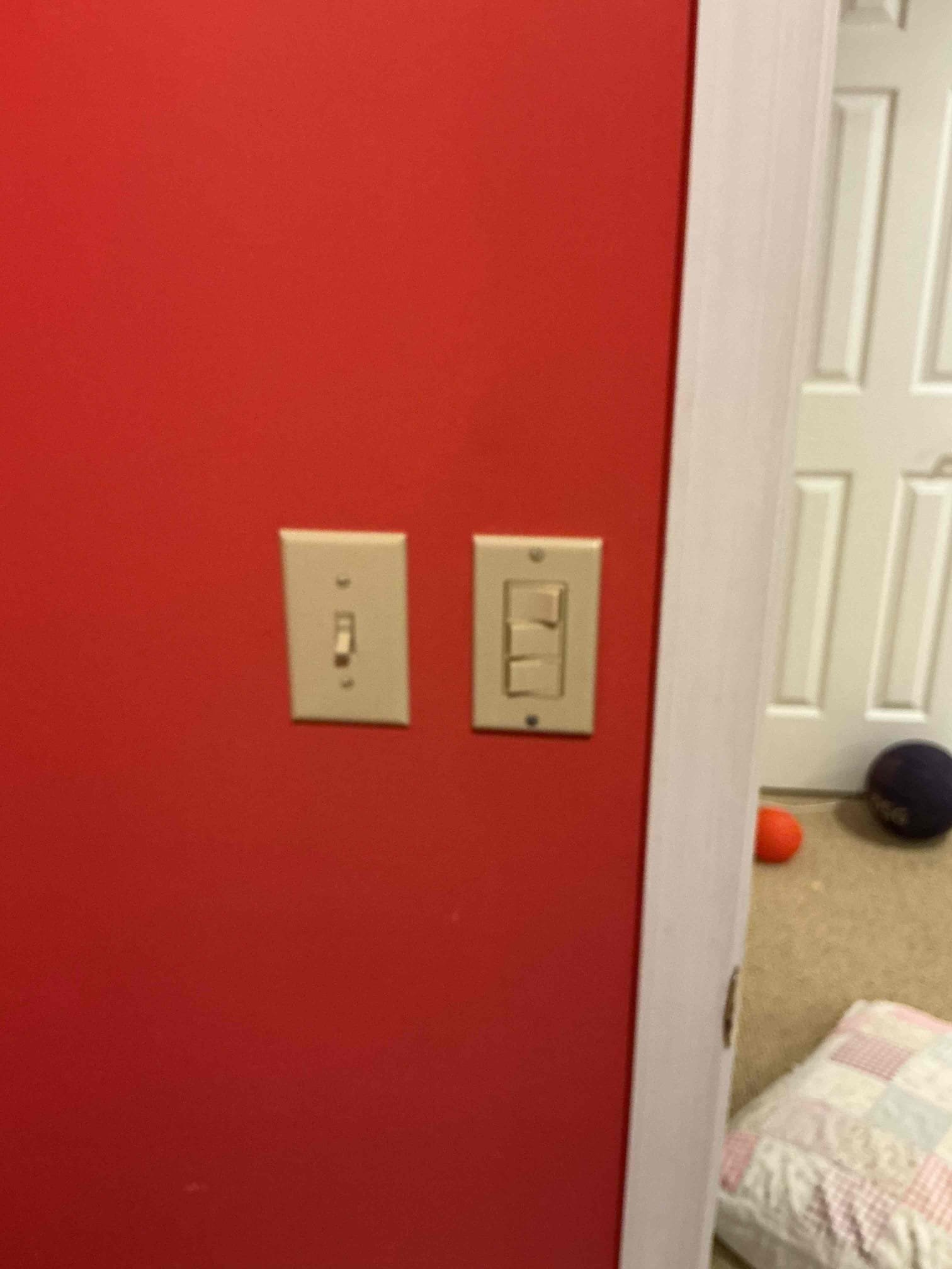 Installation of new Panasonic whisper exhaust fan located on the second floor bathrooms. We will replace the current Broan NuTone units in the hall bath and the primary toilet area with new units due to noise complaints and beginning to have bearing grinding. We will also replace the switches going to the units to ensure proper connection from point to ceiling. 

The whole home redevice project, all receptacles, light switches, and cover plates throughout the home will be replaced with new code compliant devices with pigtailed wiring to prevent power loss in the future. This ensures consistent appearance, reliable operation, and improved safety with the electrical system. 

(3/31) - Todays visit we re-devices all of the exterior, basement, and first floor devices, other than the laundry room. We will return tomorrow for day 2 to replace 2 exhaust fans, and re-device the laundry room and the upstairs. We took 50% of payment today, and will collect the rest tomorrow after the work is com