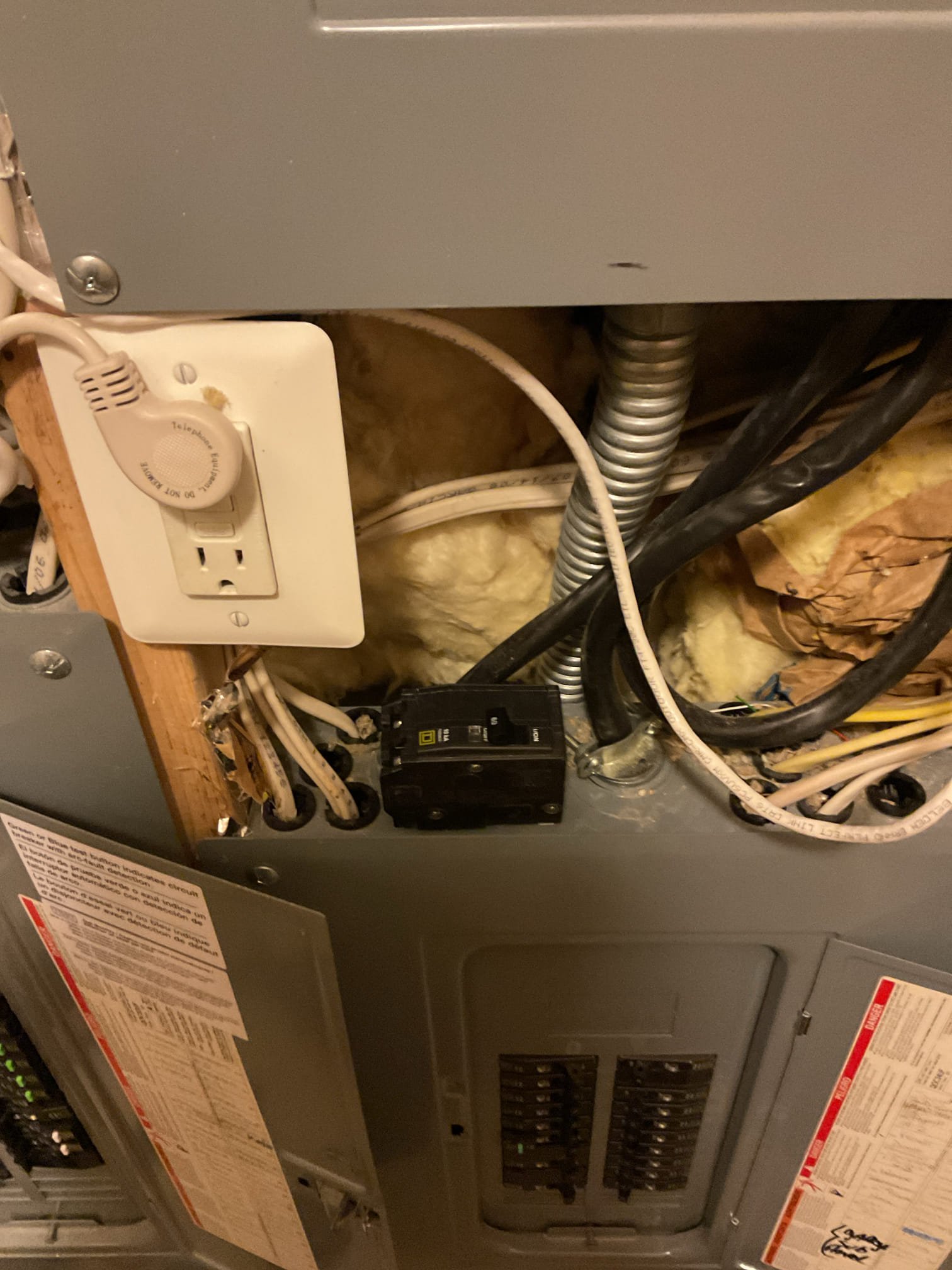 Completed the EV Charger terminations, set the dial to the proper setting and replaced the 100A breaker with a 60A breaker for the 48A output setting. 