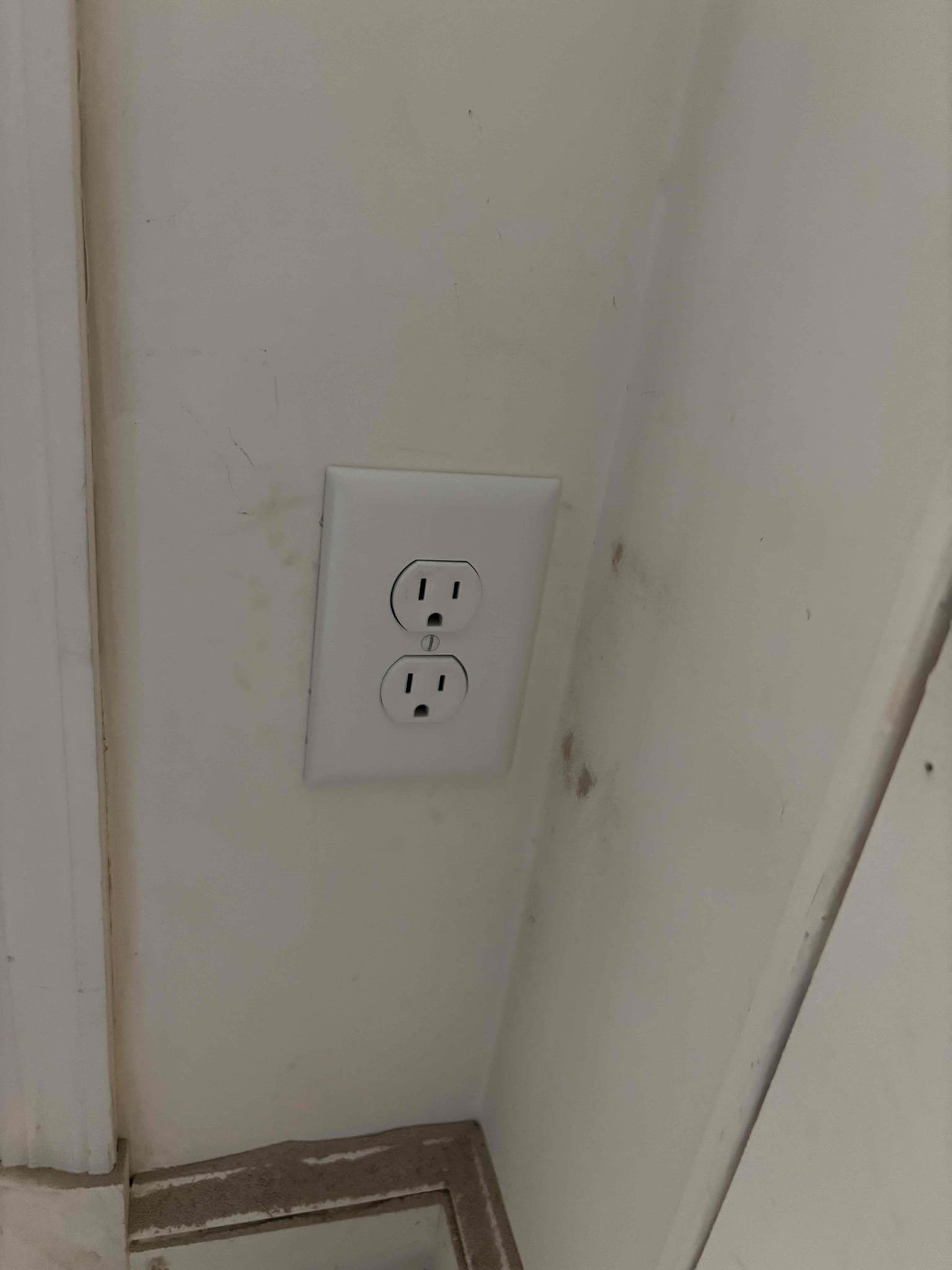 This solution includes the installation of 4 recess lights in the office as well as installing a new receptacle in the office closet.
Installation of new boxes for five receptacles in the office
Installation of a new receptacle in the closet, tapped off of existing power in the back wall of the office.