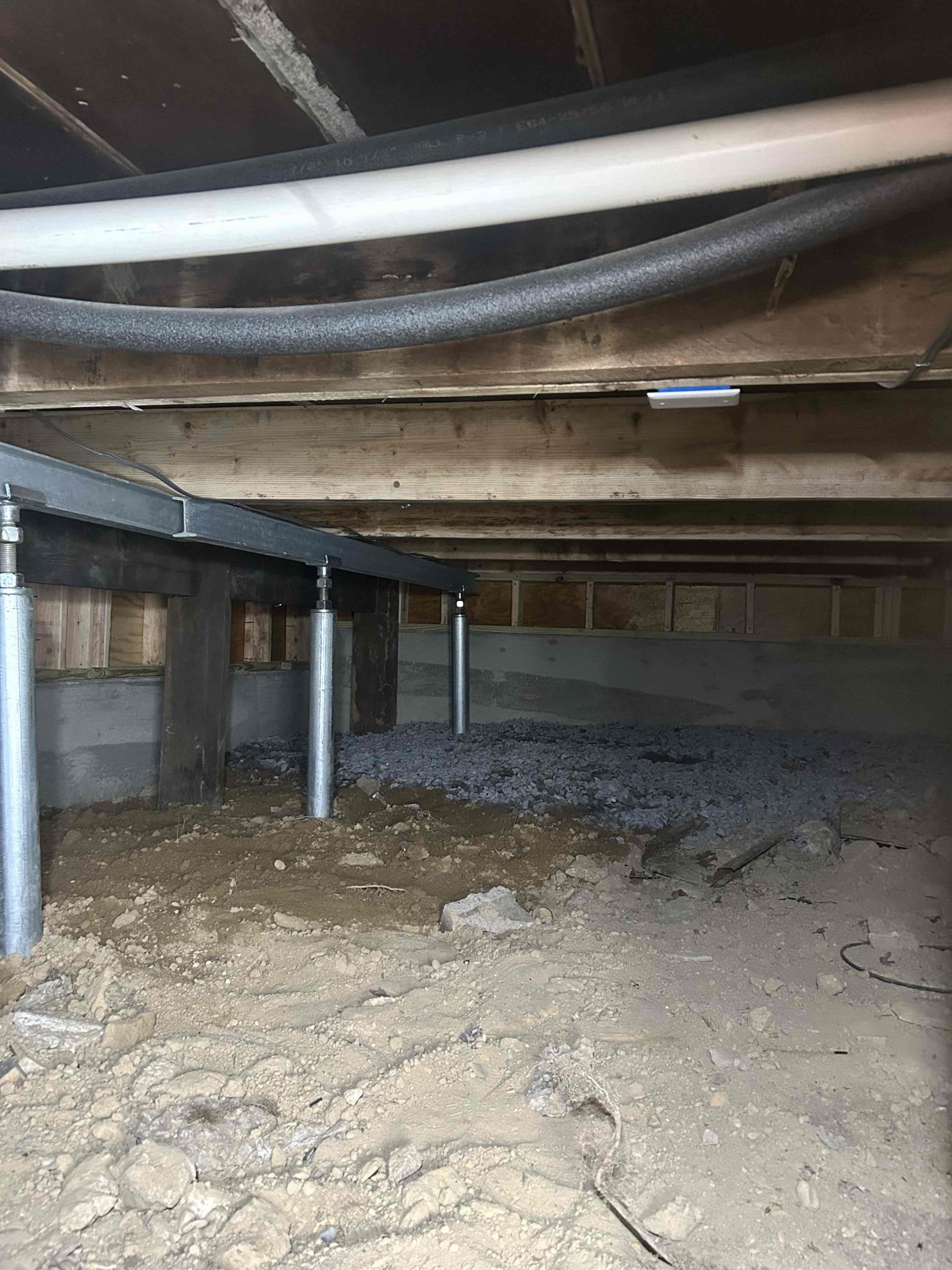 Install junction box under addition
Extend circuit to mini spilt disconnect