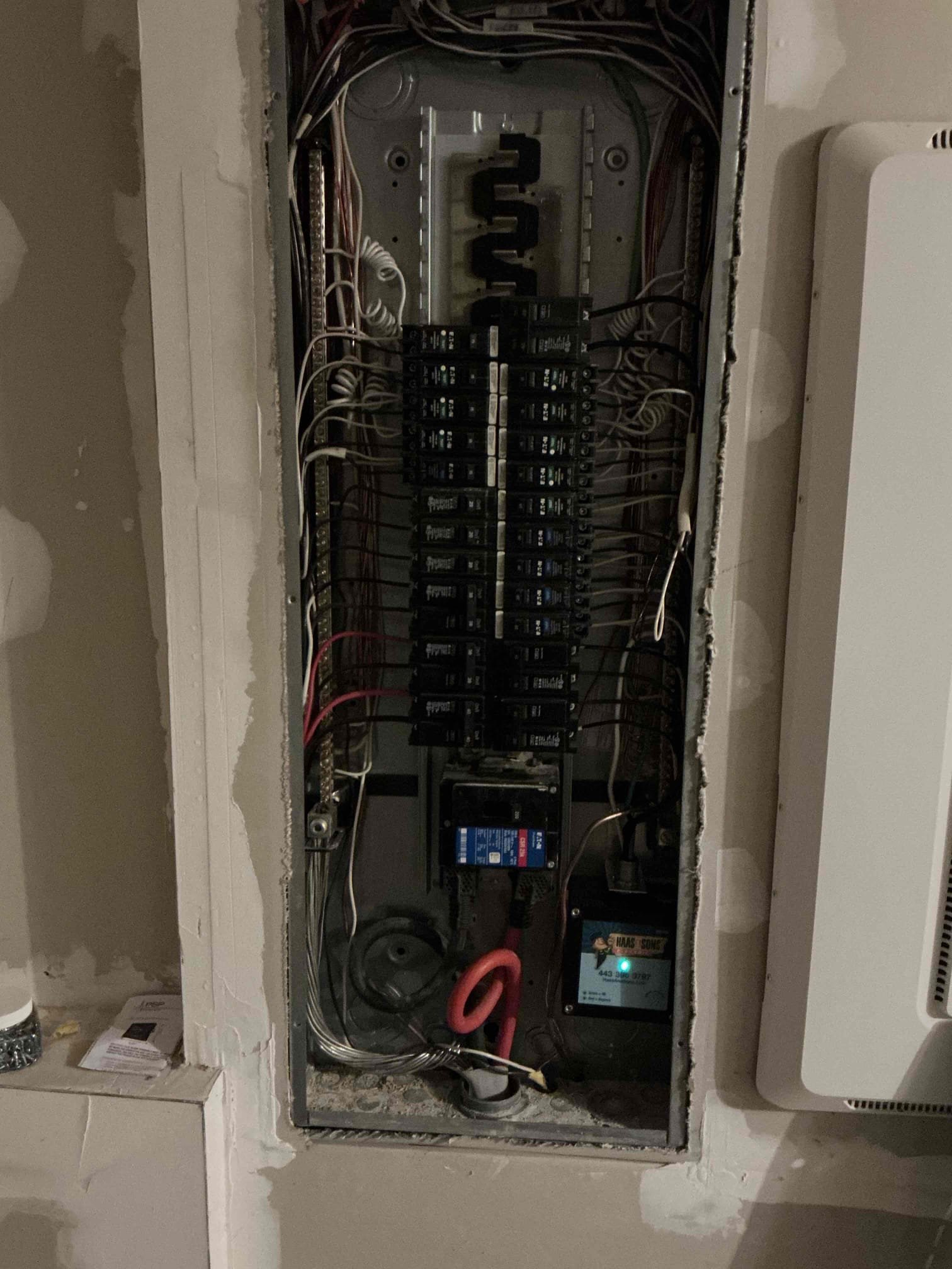 For this call, we came out to assess a ceiling fan not working. Through our diagnostic I found a loose neutral in the receiver. I checked and re-spliced the connection in the canopy and the fan was good to go. I found no issue with the mini split, as it was on a different circuit as the fan. I got proper voltage at the unit and was able to turn it on whatever mode, temp and fan that I wanted. Reiterated the use of the remote and the need to choose a mode. No repairs otherwise needed for the reason for the call, however I did notice lack of surge protection for the home in the main panel and suggested we install one. Customer agreed and also enrolled in our VIP Care Plan. 


Install (1) whole home surge protector with breaker in main panel 