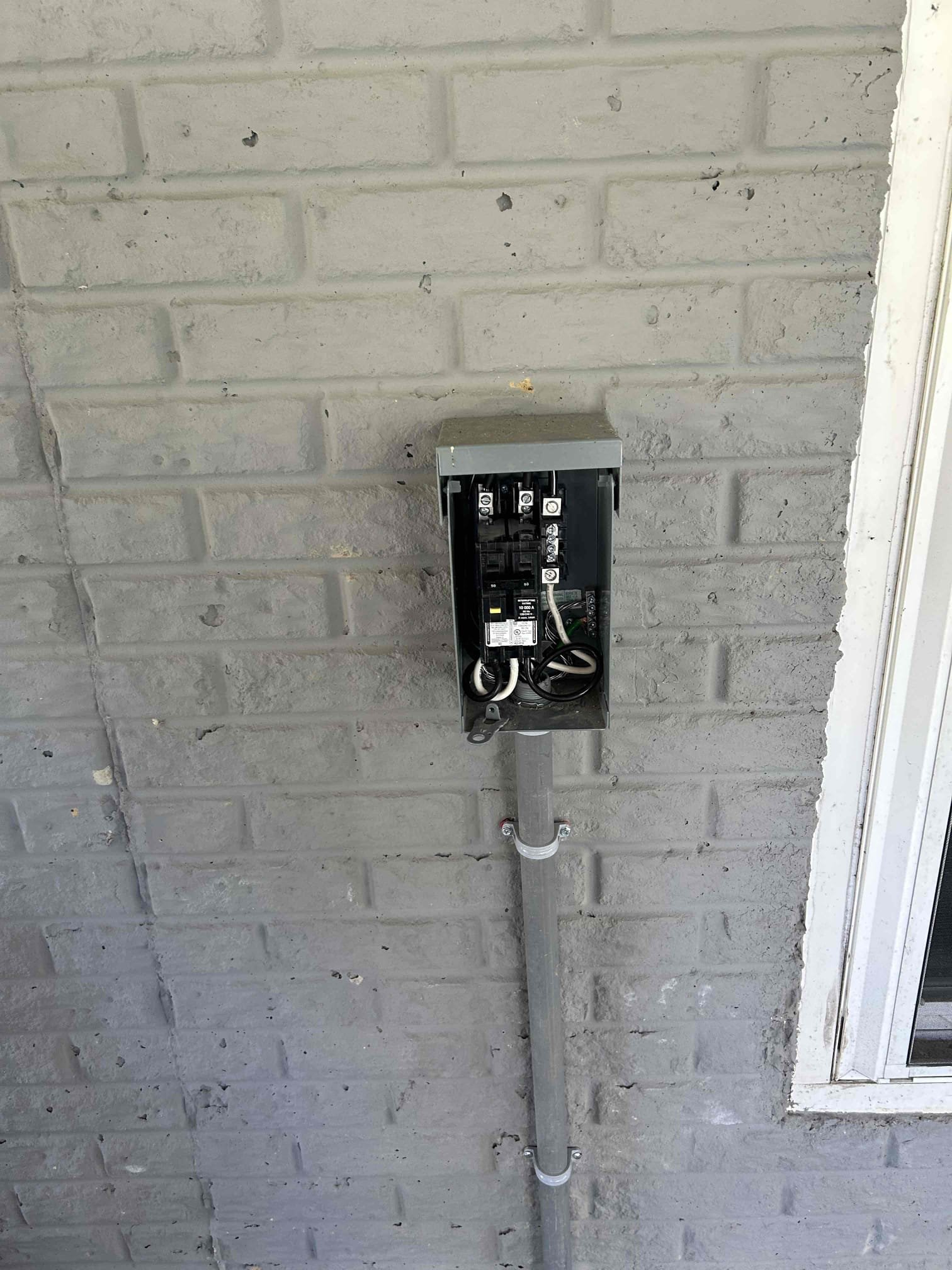 Removal existing wire inside condo at two hot tub.
Insulation of new longer wire to hot tub
Install installation of new flexible, conduit into tub, and over to control panel.
