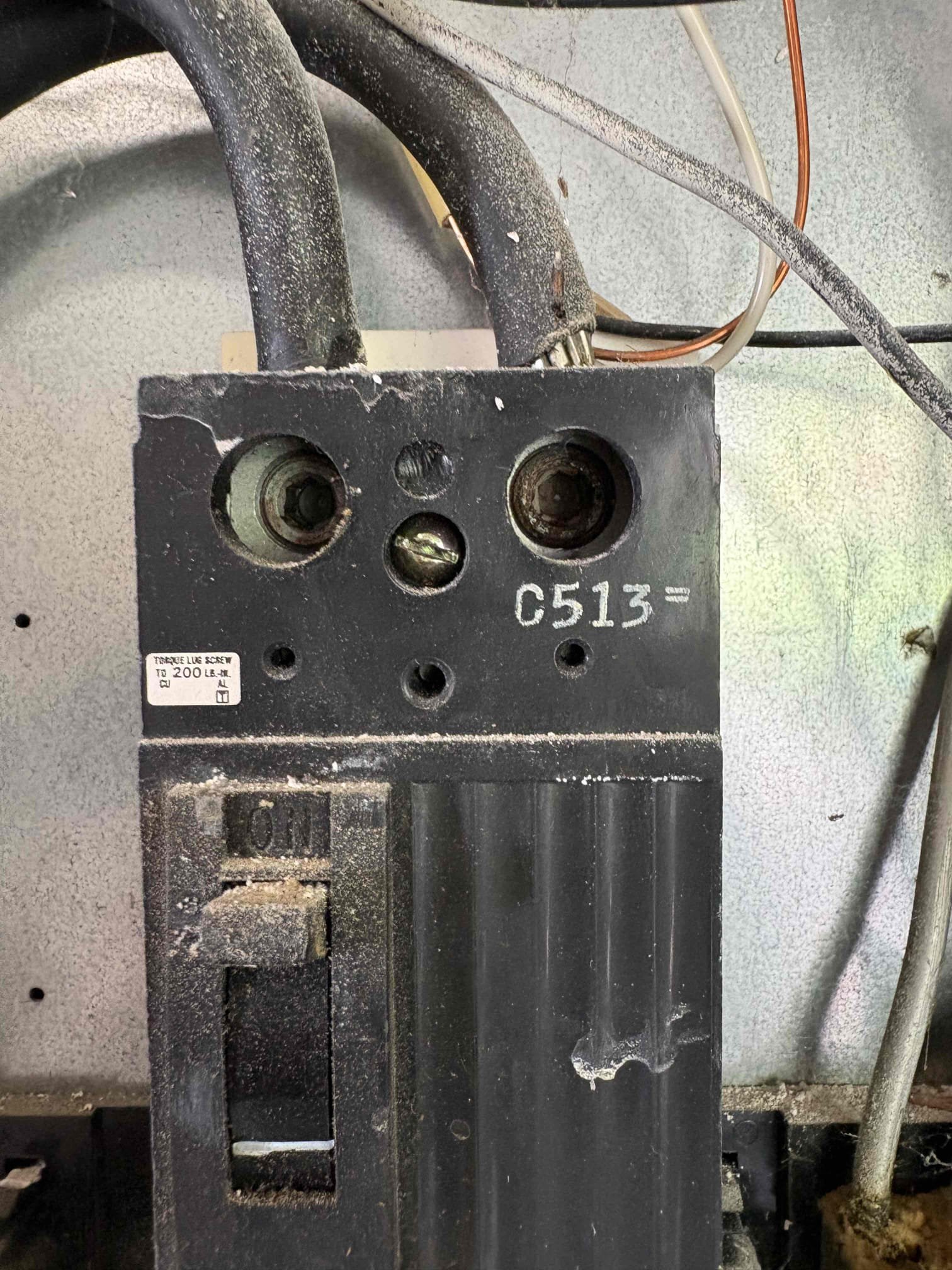 Today’s visit was for a partial power loss to the home, some circuits were receiving power and others weren’t. We tested the voltage at the panel and found an unbalanced load on the 2 legs. Combined they were getting 240v, but separate 1 was getting 40v and the other had 200v. This is a power company issue, nothing we can fix. 