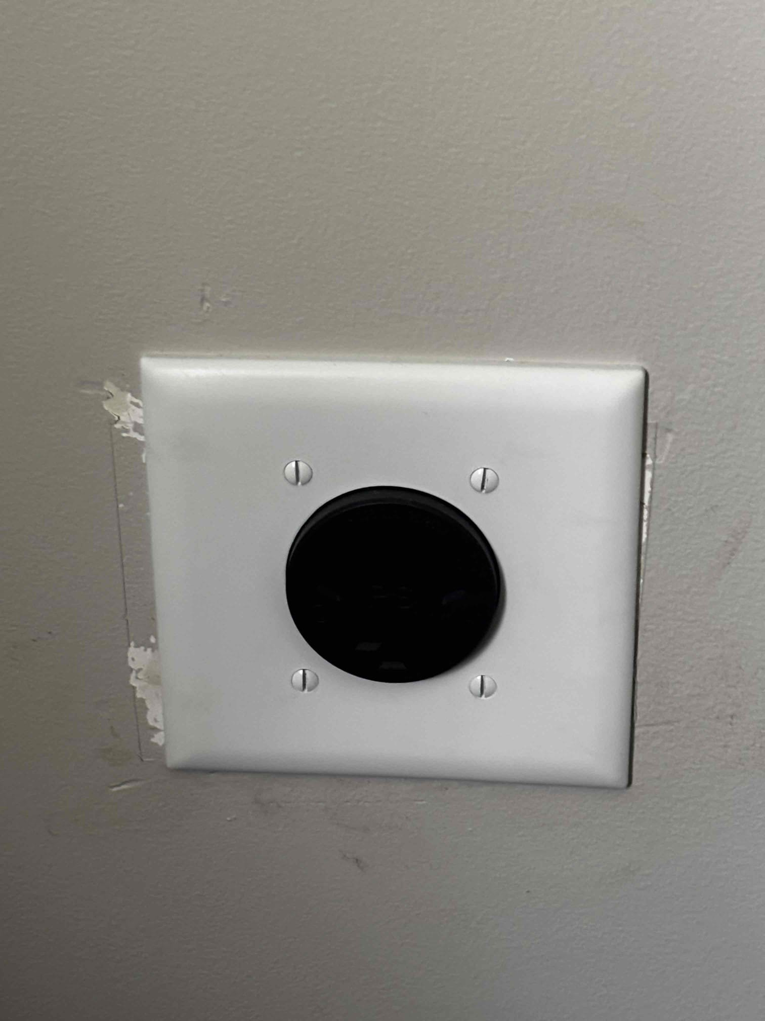 Replace portion of damaged cable as well as outlet and breaker