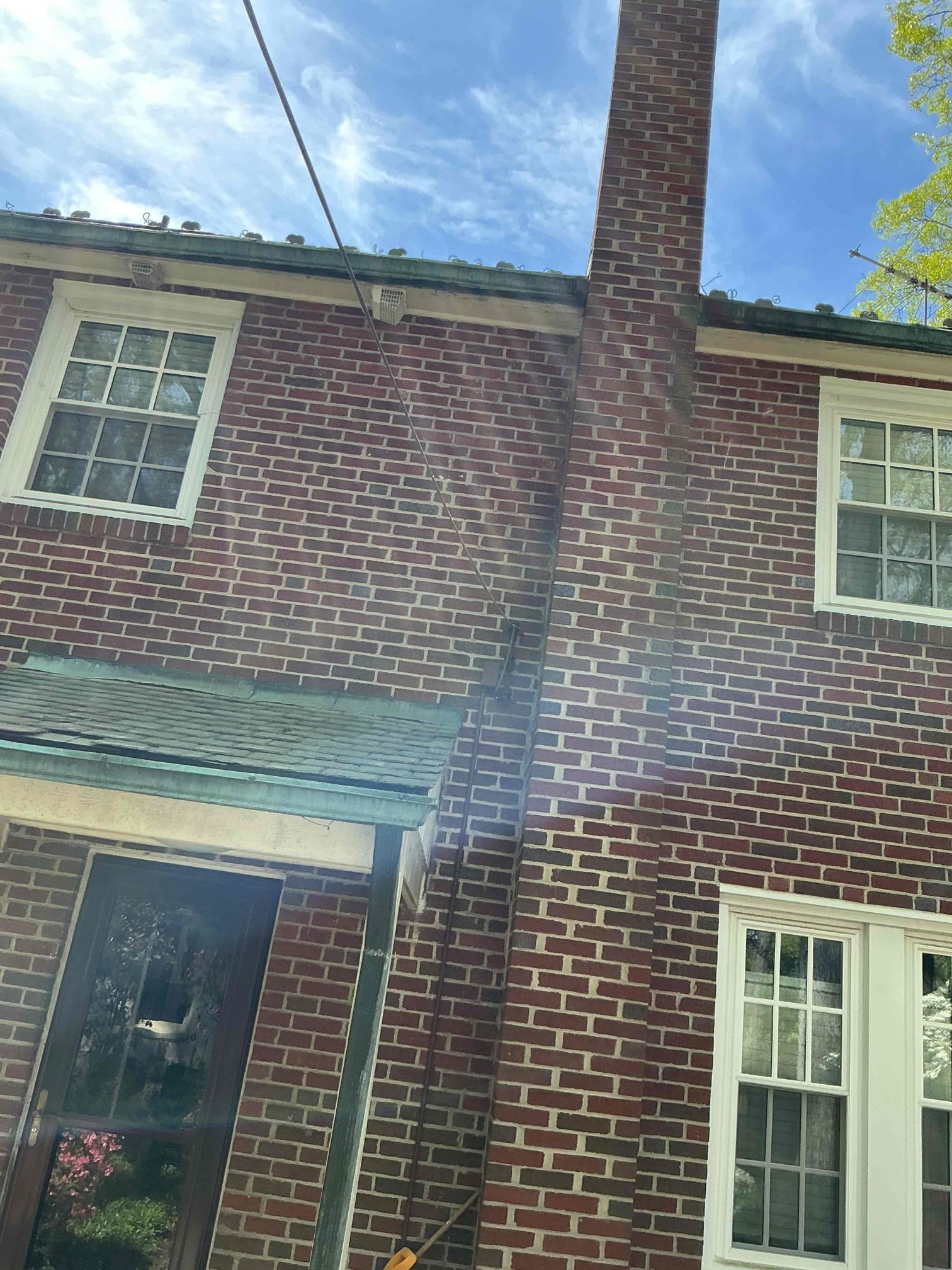 For this job, I came out to assess an over head UF wire bringing power from the home to the garage for lighting. The UF is not damaged but should be ran underground from house to garage. I provided two options of running a new wire underground first being hand digging a trench across the backyard and running a new UF wire directly buried into the ground. The second option is to have PVC conduit via directional bore method being shot from one point to the other underground, not having to tear up the yard. 