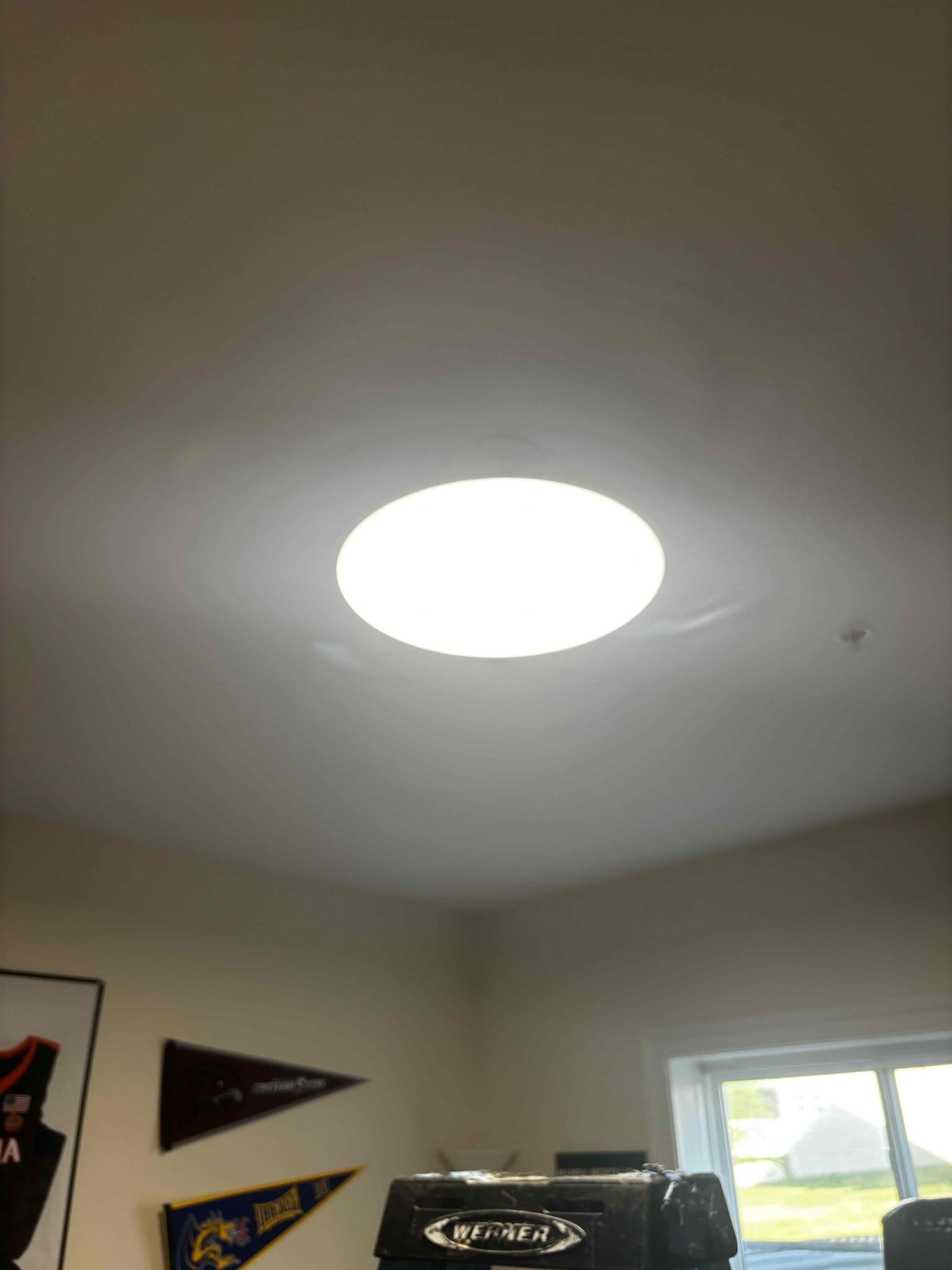 Install 5 ceiling fans with existing rough in 