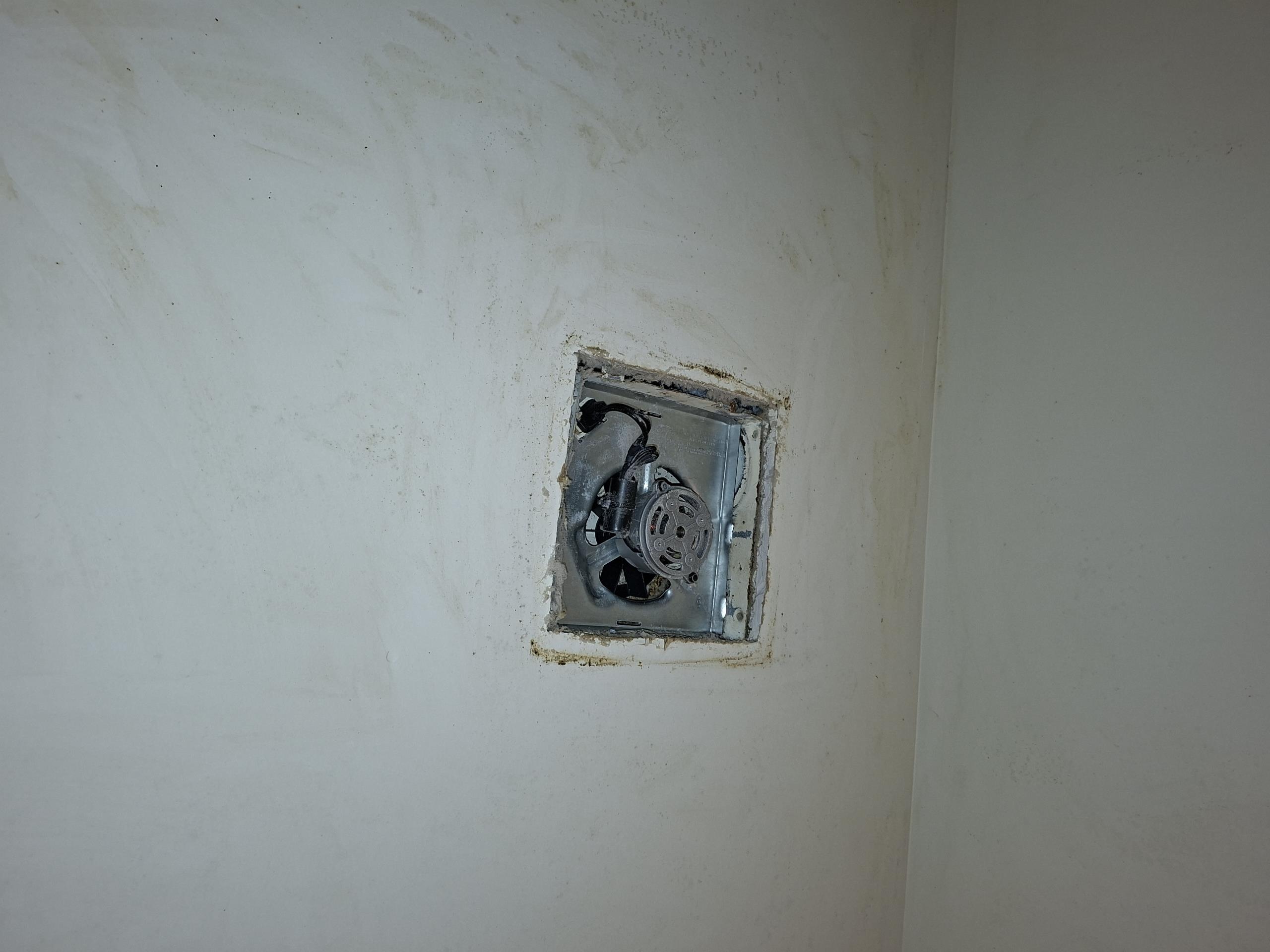 Replace bathfan with Panasonic Whisper bathfan. Includes Haas and Sons VIP Membership.

Called out today to investigate a bathfan that was making a loud noise. Customer brought me to the fan, which when turned on was very loud, comparable in tone to a jet engine, that could be heard all throughout the house. Opening up the fan, I saw that a previous company had replaced the motor, but not the housing. Looking at the louvres, I saw a significant build up of dust and rust, that appeared to prevent the louvres from opening fully, causing the sound. Continuing with my safety assessment, I went down to the panel. There, I saw multiple multiwire branch circuits not on the correct two pole breakers, and double tapped neutrals, which could result in overheating. I also saw no surge protection. 

I brought these issues to the customers attention, who then directed me to outside lights that were not working. Fixtures appeared to be at least 15-20 years old, many without bulbs or having broken on