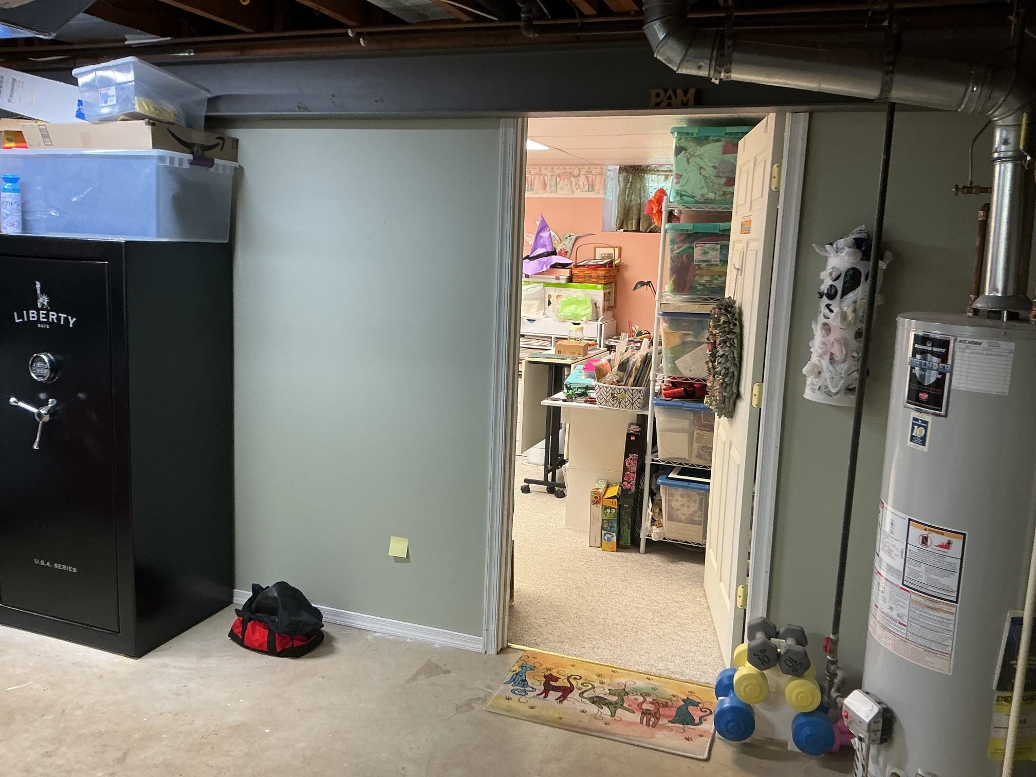 - Installation of 2 - 20 amp circuits connected to the panel, each on its own dedicated circuit
- Installation of 2 - 20 amp GFCI breakers for safety because of the concrete floor
- Installation of 2 quad outlets on 1 circuit
- Installation of 6 quad outlets on the other circuit
- Installation of the wiring, connections and straps

Today’s visit was for a solution to install 5 quad receptacles on 2 different circuits. We completed all of the work today. Both circuits are on a GFCI breaker because of concrete floors. The wires are run in UF and down the walls in pipe to protect from damage. 