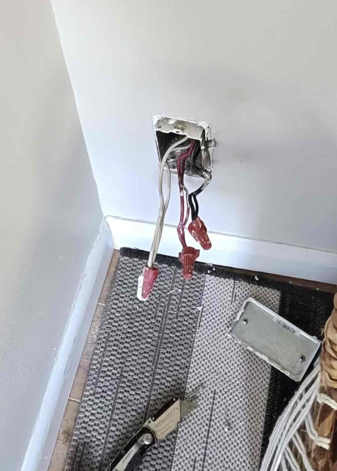This estimate will include replacing 3 outlets, replace/repair two boxes, replace improper circuit breakers with a new 2 pole breaker to account for the multi wire branch circuits