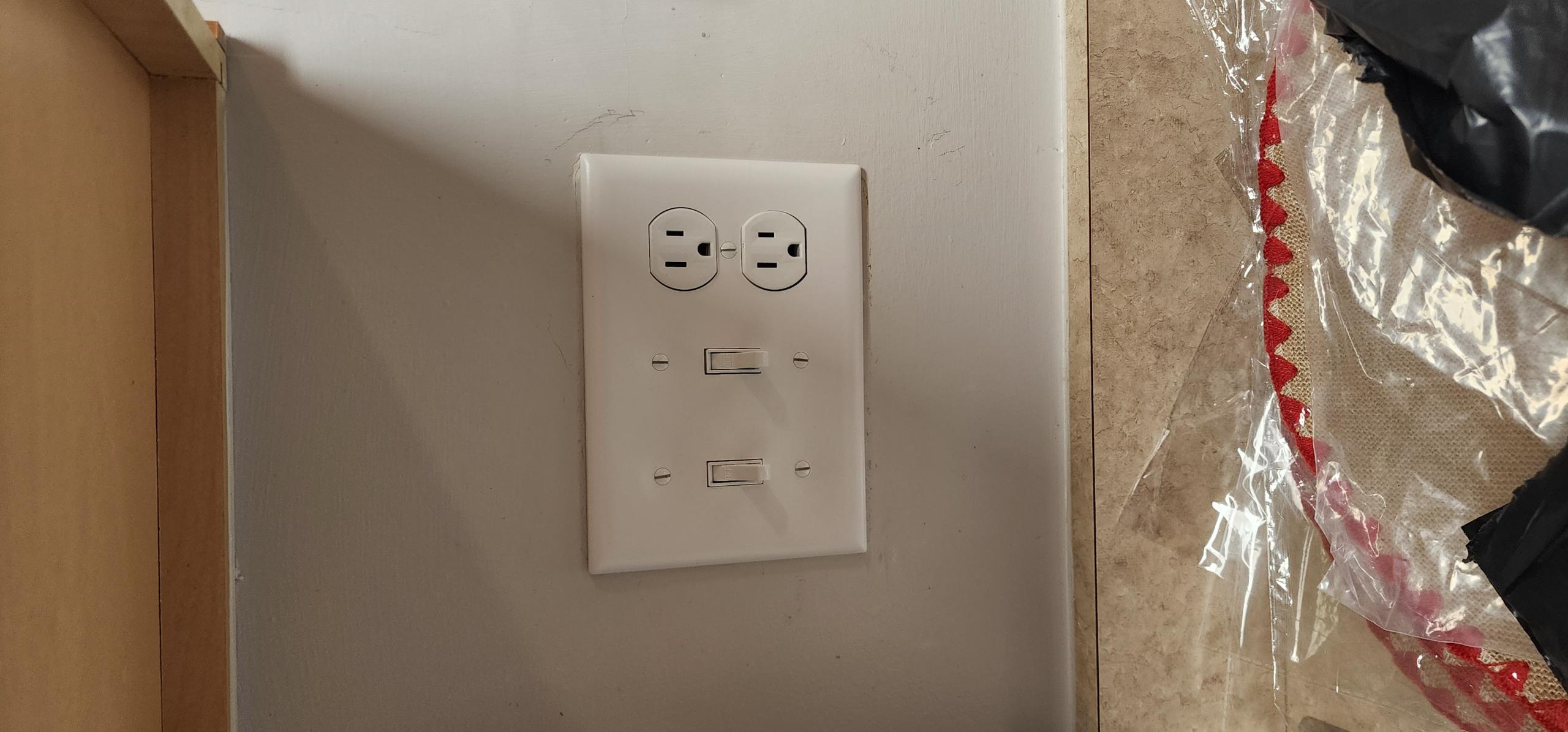 - Installation of two customer-supplied exhaust fans, one in the master bathroom and one in the hall Water closet
- Installation of two bathroom exhaust fan timer switches, one in each bathroom