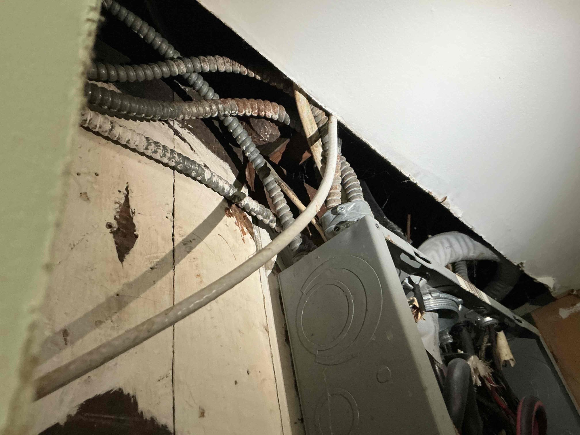 For this call, we came out to assess the condition of an Overhead Service Upgrade that was started by another company and never completed roughly 3+ years ago. The meter was improperly wired along with the temp splice being done improperly. Additionally, the main ground electrode system needs to be update by driving (2) 8’ long rods into the ground and running bare copper from one rod to the next and into the main panel. The cold water bond was not present either which needs to be installed along with a bonding bridge, panel GFCI and the rewiring of an improperly wired multi wire branch circuit. I provided an option to complete the job as needed or to do the service upgrade fresh from start to finish, which would be covered under warranty unlike the completion of the existing job. The customer agreed for quality and warranty reasons to do the job fresh from start to finish. Customer also enrolled into our VIP Care Plan. The job is schedule for Tuesday, May 5th. 


Upgrade existing over