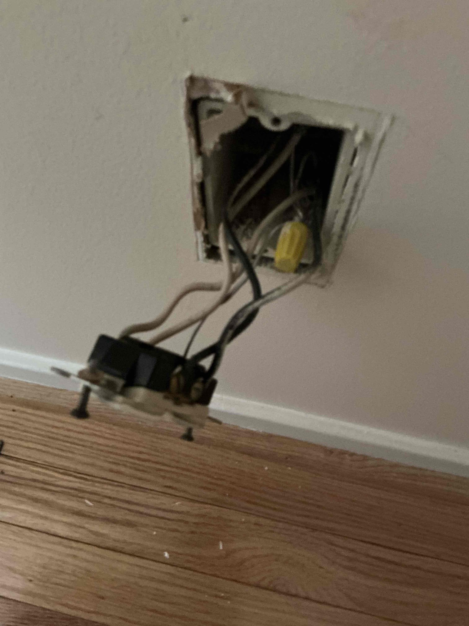 For this job, I came out to determine why (2) receptacles on a circuit were not working. I determined based on the aluminum wiring and a device inn5 circuit with weak point interrupting circuit that the circuit needed alumiconns and new devices. We did just what was necessary to get it functioning again, communicating that the whole circuit and home is aluminum and should be done. Also let her know about her split bus panel.

Replace (6) receptacleson affected circuit with alumiconns in each box as the circuit breaker is putting out 120v however through out the circuit is only getting 95v with current leakage. 