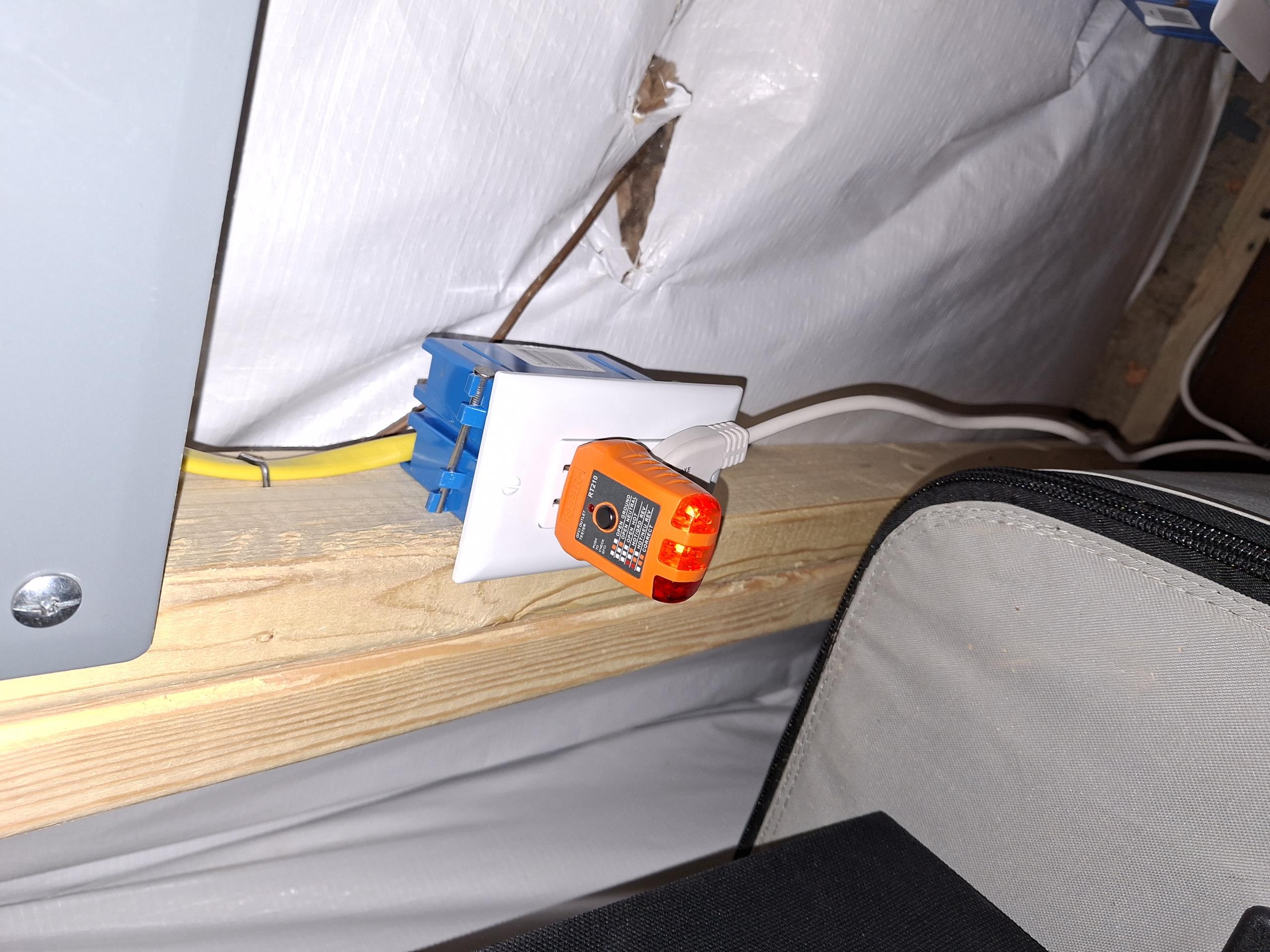 Install GFCI on dedicated circuit for Verizon box. Currently, the Verizon box in on the house GFCI, which causes the loss of the internet if that GFCI trips. Includes Haas and Sons VIP Membership.

Called out today to resolve an issue where the Verizon box would lose power, as well as to investigate a kitchen circuit that was tripping. Verizon box was plugged into the house GFCI, and when it rains, the GFCI would trip. I recommended installing a new dedicated circuit just for the Verizon box next to the panel. Investigating the kitchen circuit, I opened all devices on the circuit and saw no signs of loose connections or overheating. This tripping happens infrequently, and could be nuisance trips from the coffee maker. If this continues to happen, I recommended replacing the breaker. Customer agreed to installing new circuit, and also purchased the Haas and Sons VIP Membership.