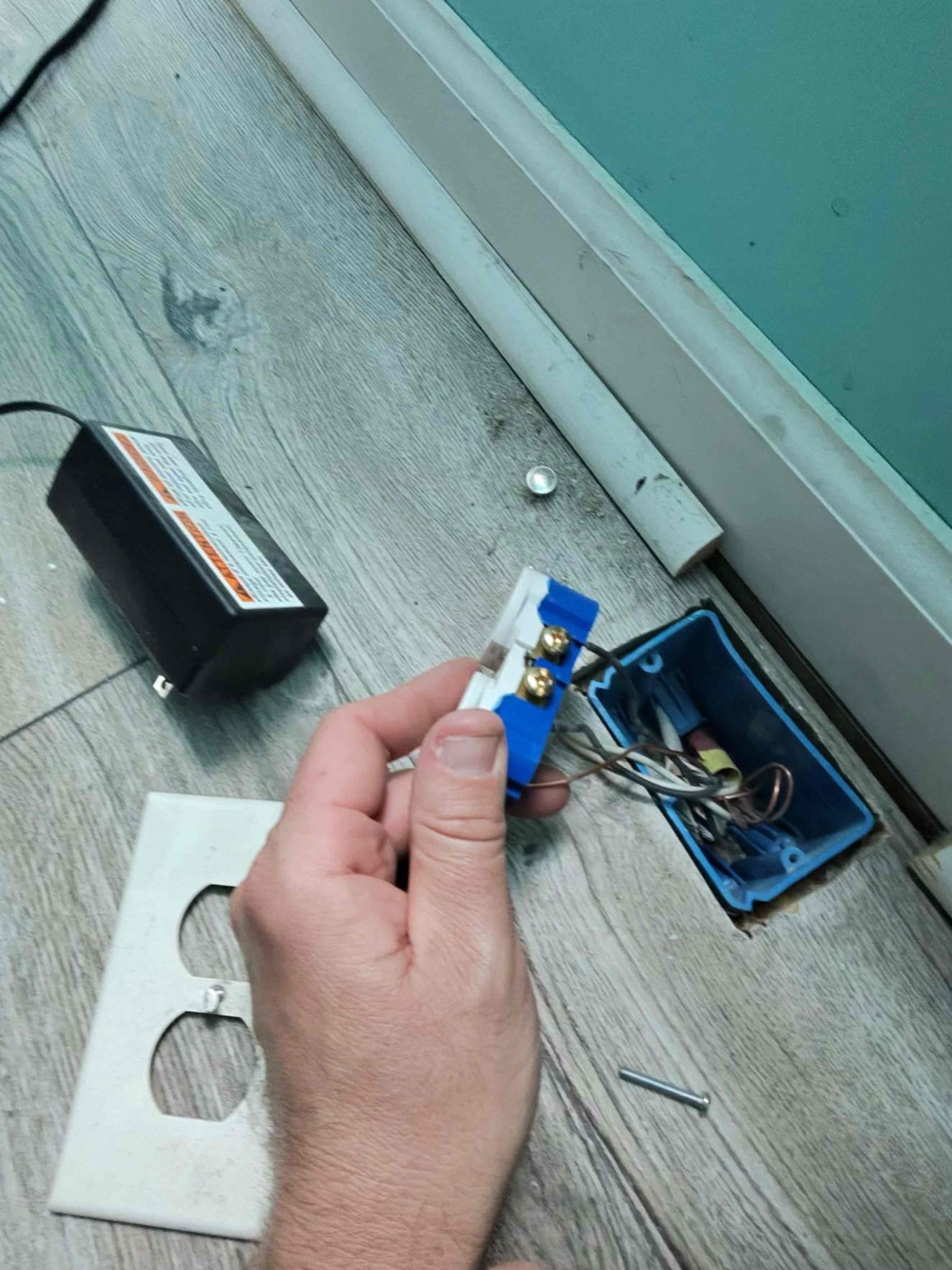 This estimate will include replacing existing 15amp circuit breaker supplying power to sun room as well as replacing four floor receptacles and install proper faceplate required for floor installed receptacle. Also we will ensure all wires are properly connected (eliminate quick stab method, splice conductors through and provide pig tails to each device, eliminate multiple wires connected to one screw). Additionally this will include installing surge protection in the panel to protect the sensitive electronics being plugged in throughout the home