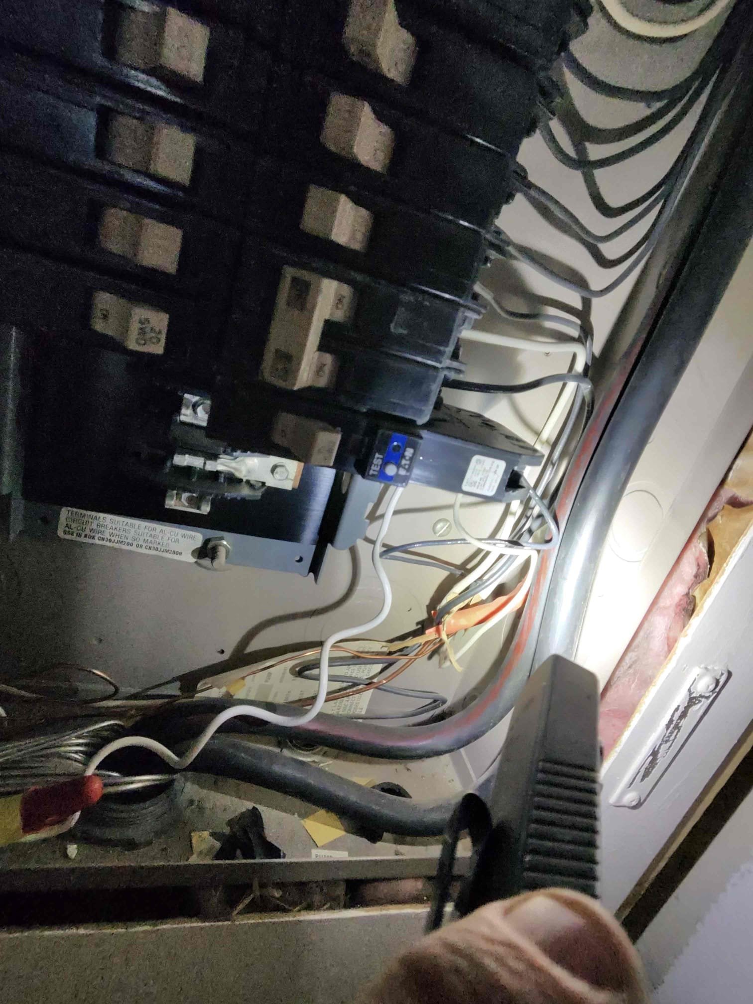 This estimate will include replacing existing 15amp circuit breaker supplying power to sun room as well as replacing four floor receptacles and install proper faceplate required for floor installed receptacle. Also we will ensure all wires are properly connected (eliminate quick stab method, splice conductors through and provide pig tails to each device, eliminate multiple wires connected to one screw). Additionally this will include installing surge protection in the panel to protect the sensitive electronics being plugged in throughout the home