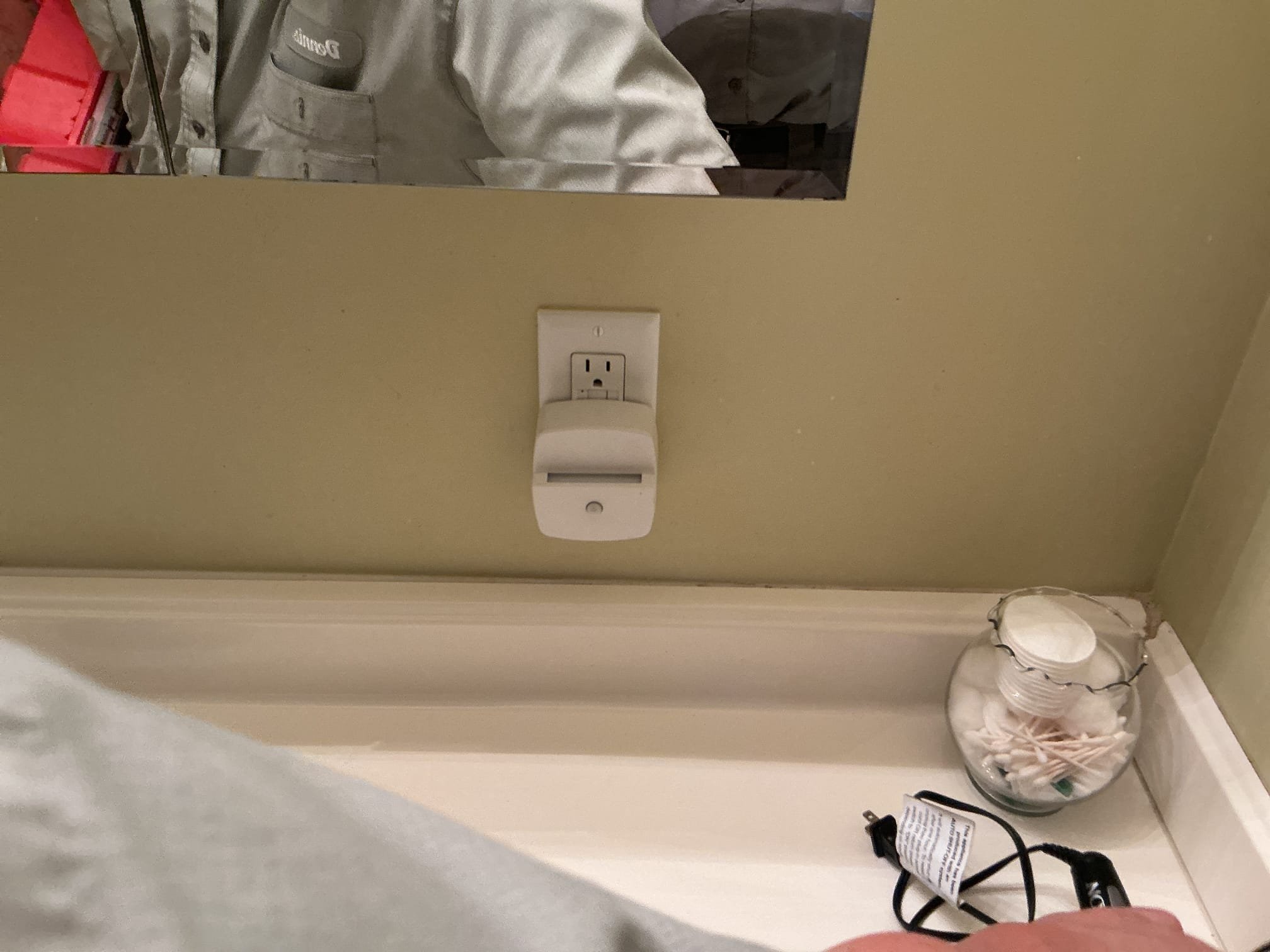 - Removal and replacement of old, loose, and broken outlets with new tamper resistant outlets
- Installation of correct and trade best electrical connections, known as pig tails and J hooks
- Replacement of GFCI that are old and tripping incorrectly
- Removal and replacement of 1 fan control
- Removal and replacement of broken, old switches located in the hall bathroom. 

(5/13/26) - Todays visit was the follow up for previous sold work. We replaced outlets that had broken face plates, were backstabbed, and old. We replaced the exterior metal cover and gfi with new gfi and new bubble cover. We also found the exterior light had broken off the wall, so we fixed that as well.
Install siding block and fixture for front porch