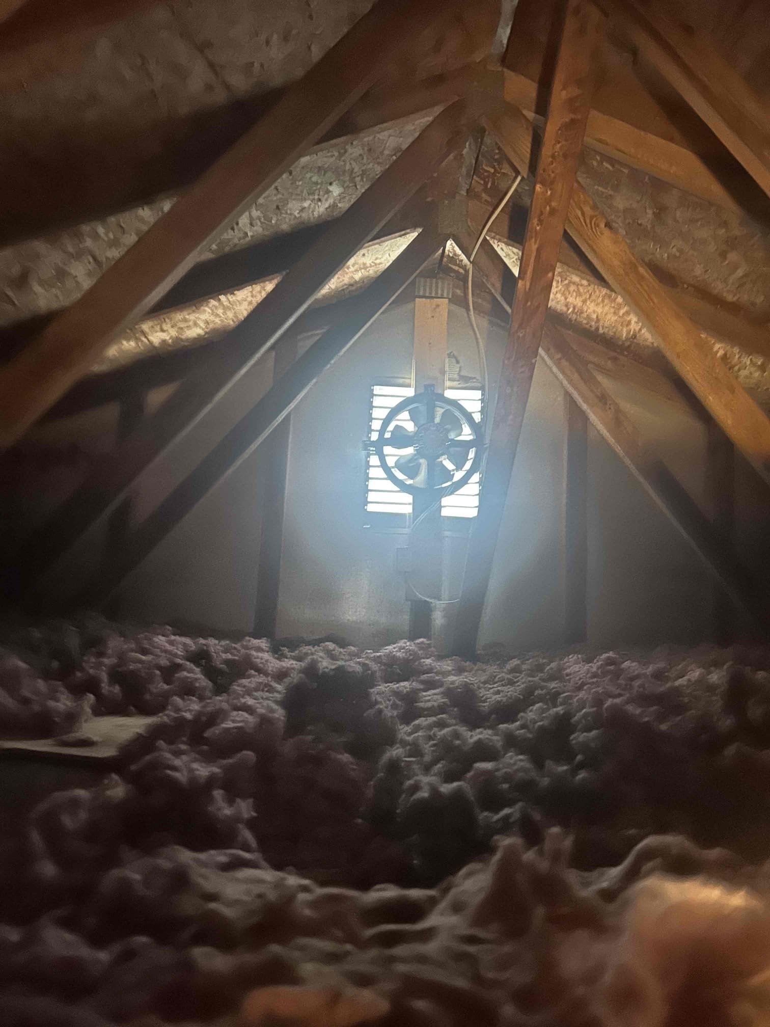 Replace gable fan with quiet cool energy, saving multi speed gable fan
