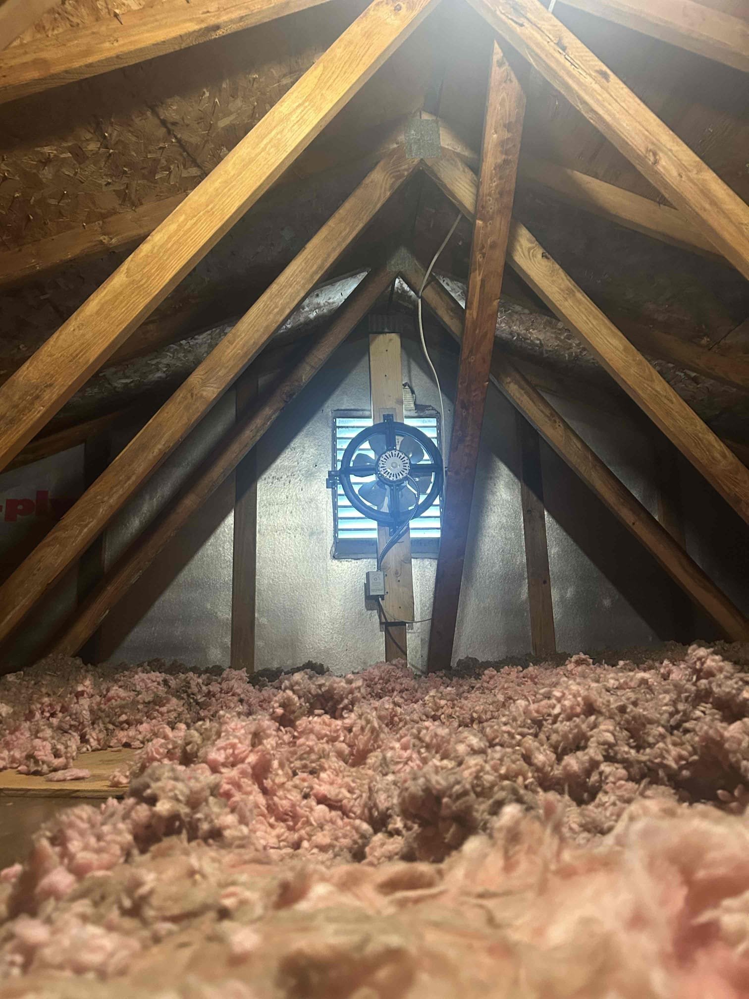 Replace gable fan with quiet cool energy, saving multi speed gable fan
