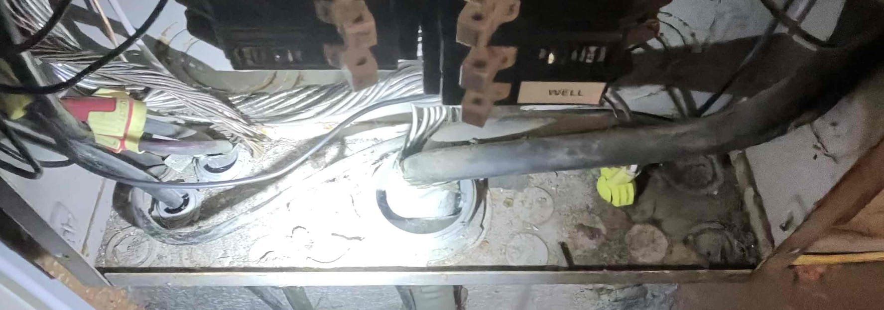 Provide estimate for panel replacement and service mast repair