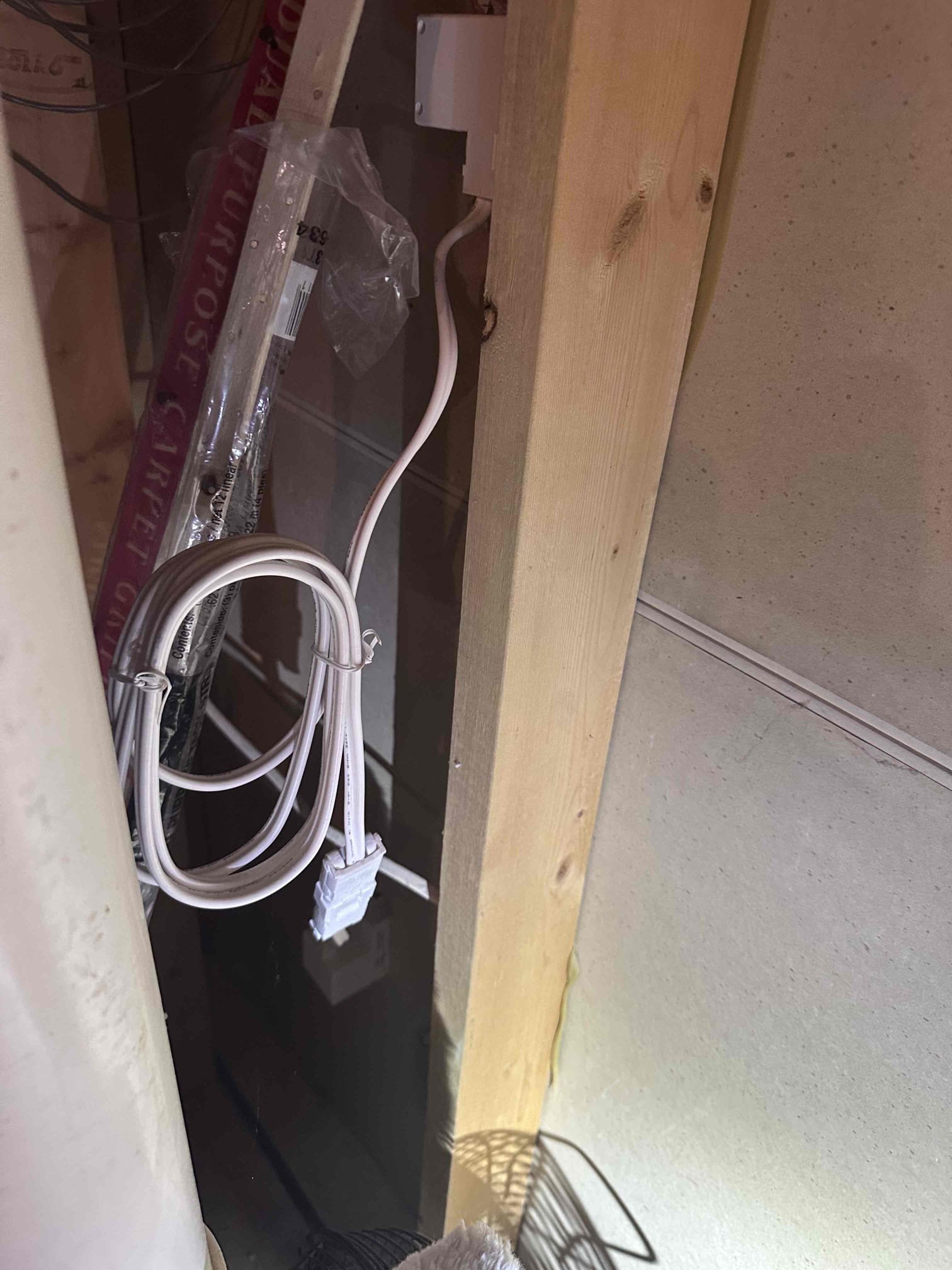 Today’s visit was to discuss a new way of venting the basement exhaust fan. It is currently vented to the garage. We wrote a solution to vent it through the unfinished part of the basement, and then to the back of the house. The panel is still missing an essential safety feature, surge protection, for protection of appliances, computers, and small processors in devices. We wrote another solution for that.