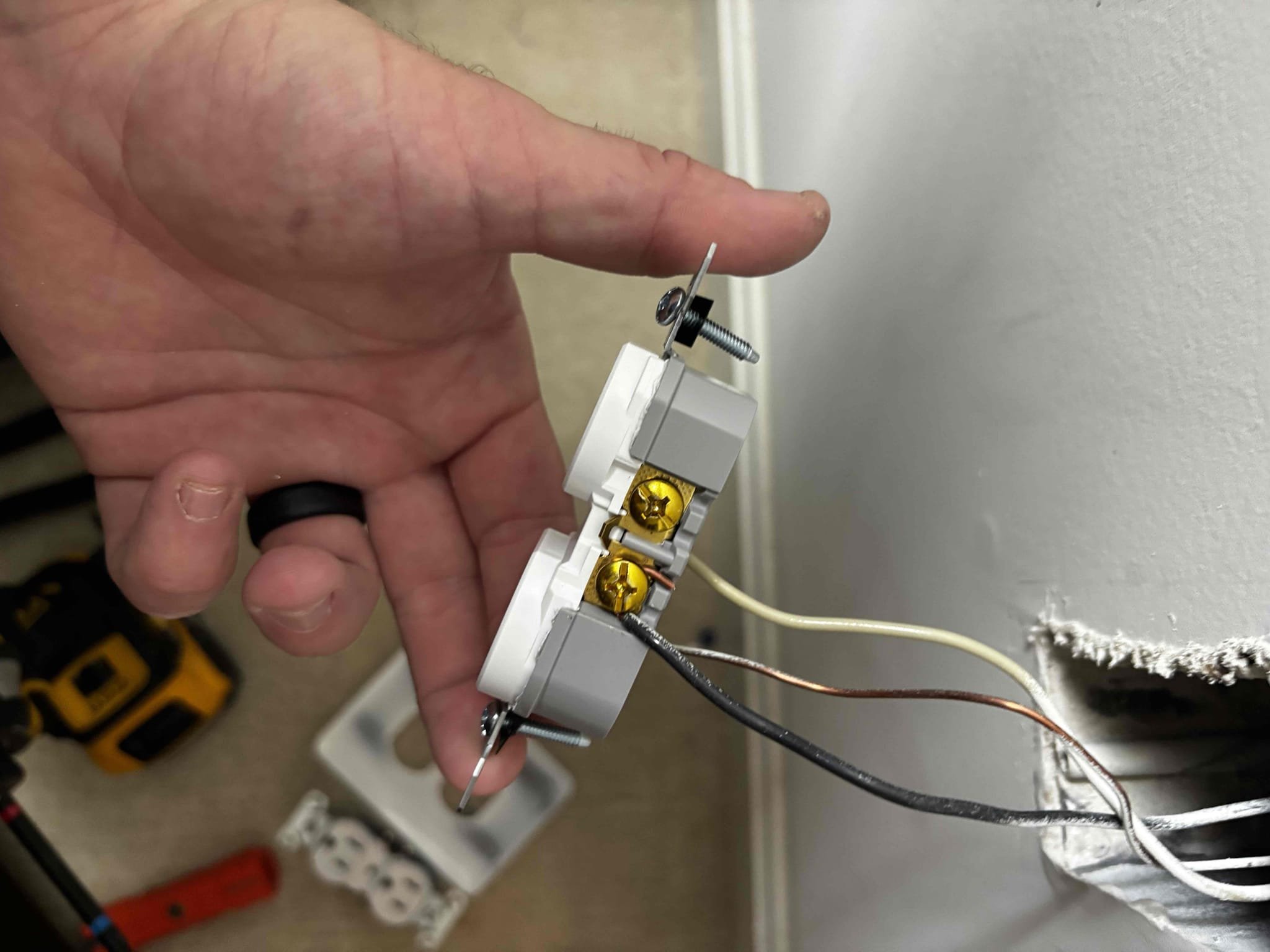 This estimate will include redoing the master bedroom circuit, which contains 12 receptacles and five single pole light switches. Additionally, this will include replacing eight CO/smoke detectors. Lastly, this will include running a dedicated 15 amp circuit to the smoke detectors to separate them from the master bedroom circuit.