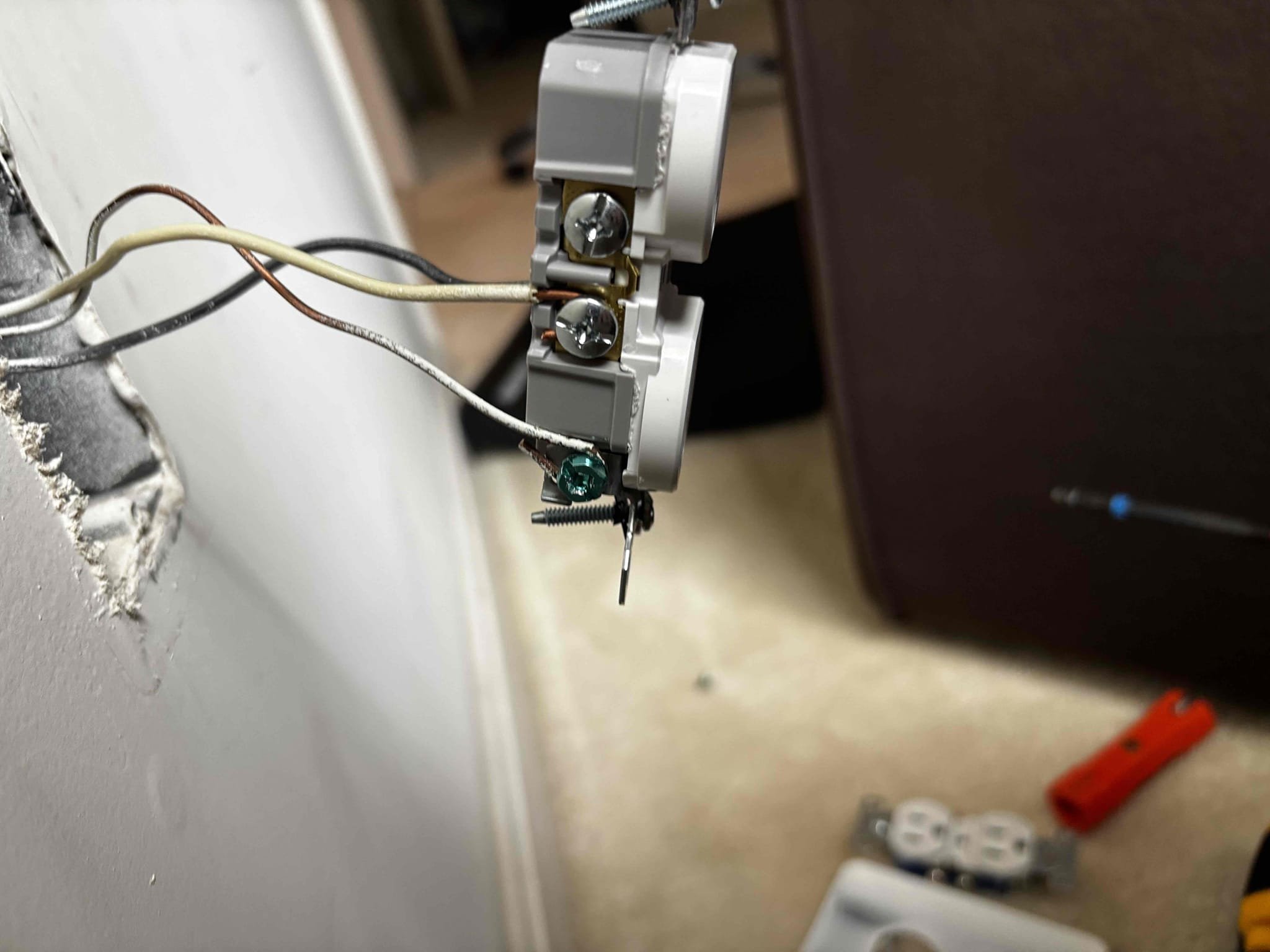 This estimate will include redoing the master bedroom circuit, which contains 12 receptacles and five single pole light switches. Additionally, this will include replacing eight CO/smoke detectors. Lastly, this will include running a dedicated 15 amp circuit to the smoke detectors to separate them from the master bedroom circuit.