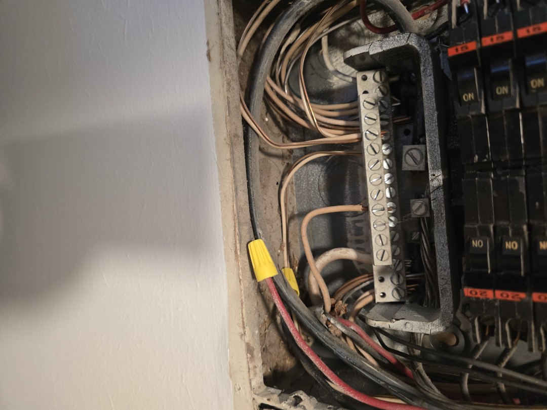 water heater electric panel