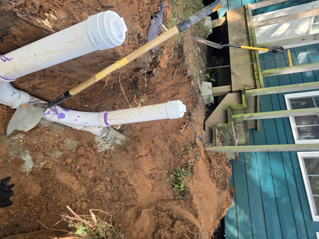getting that sewer in 