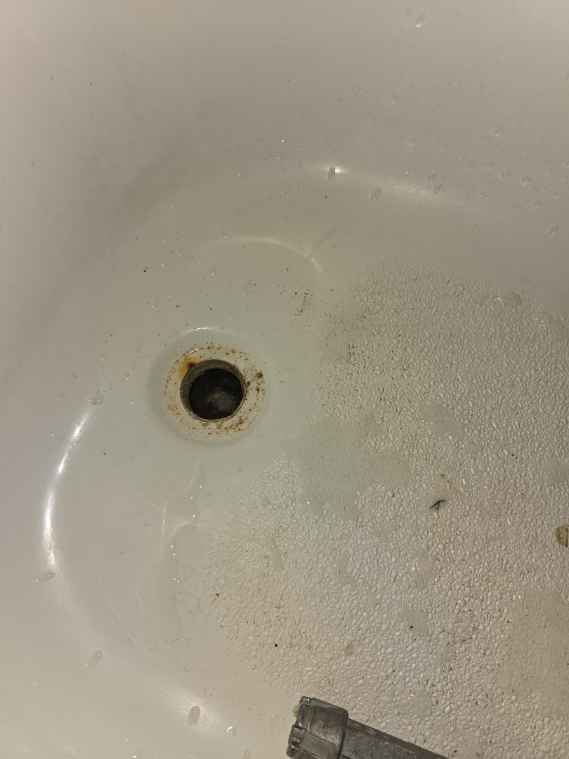 plumber needed 
tub drain leaking we got cha