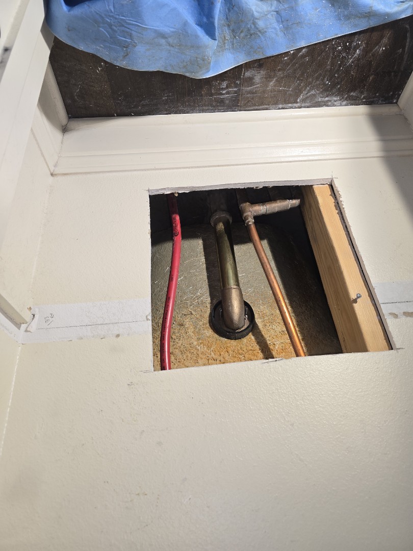 plumber needed 
tub drain leaking we got cha