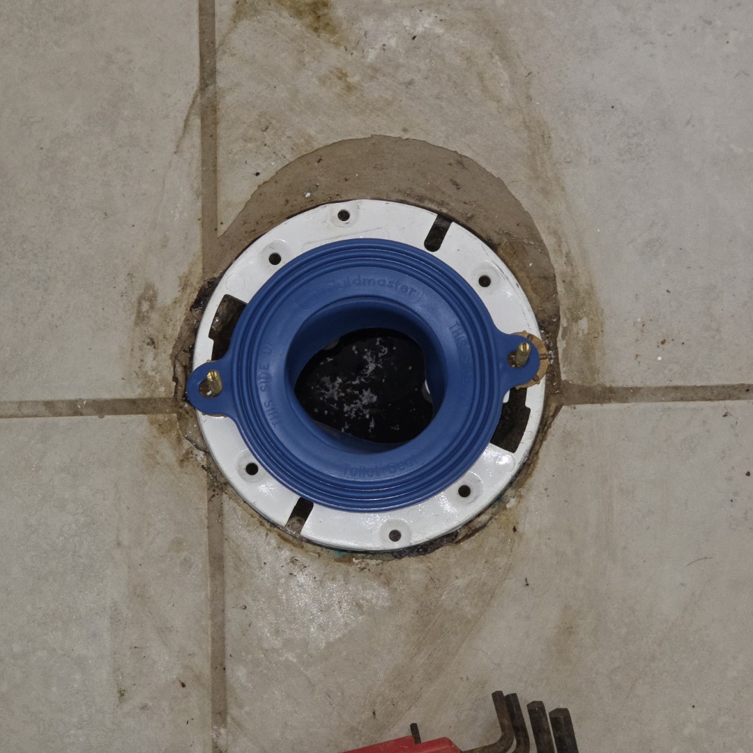 toilet flange, shower valves, pop-up drain