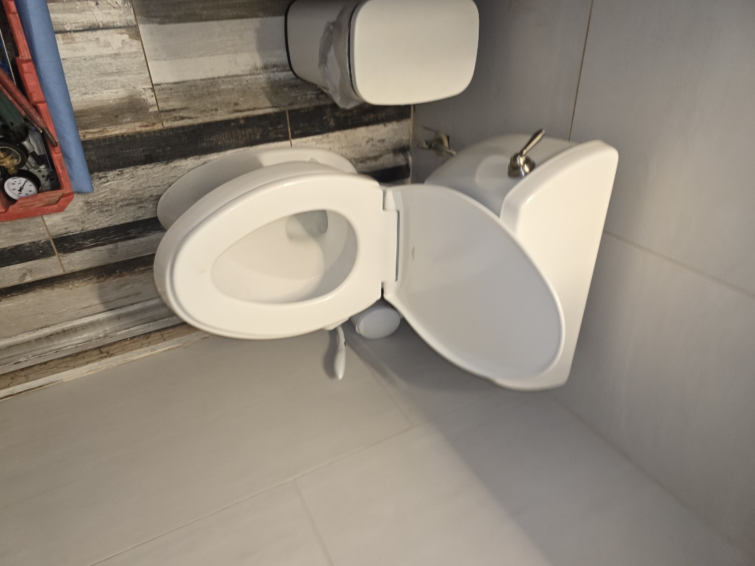 plumber needed 
Bobbie toilet we got you son