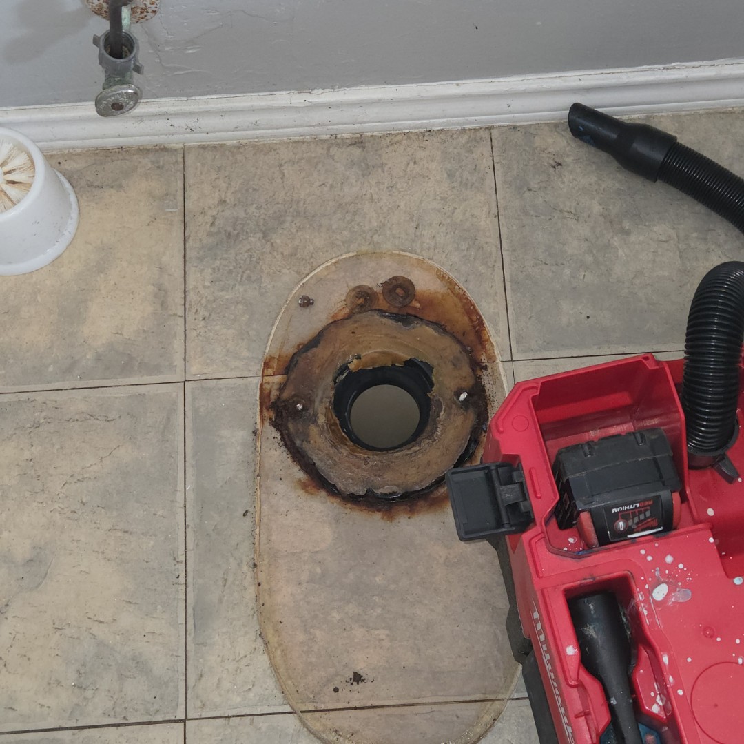 pulling toilet