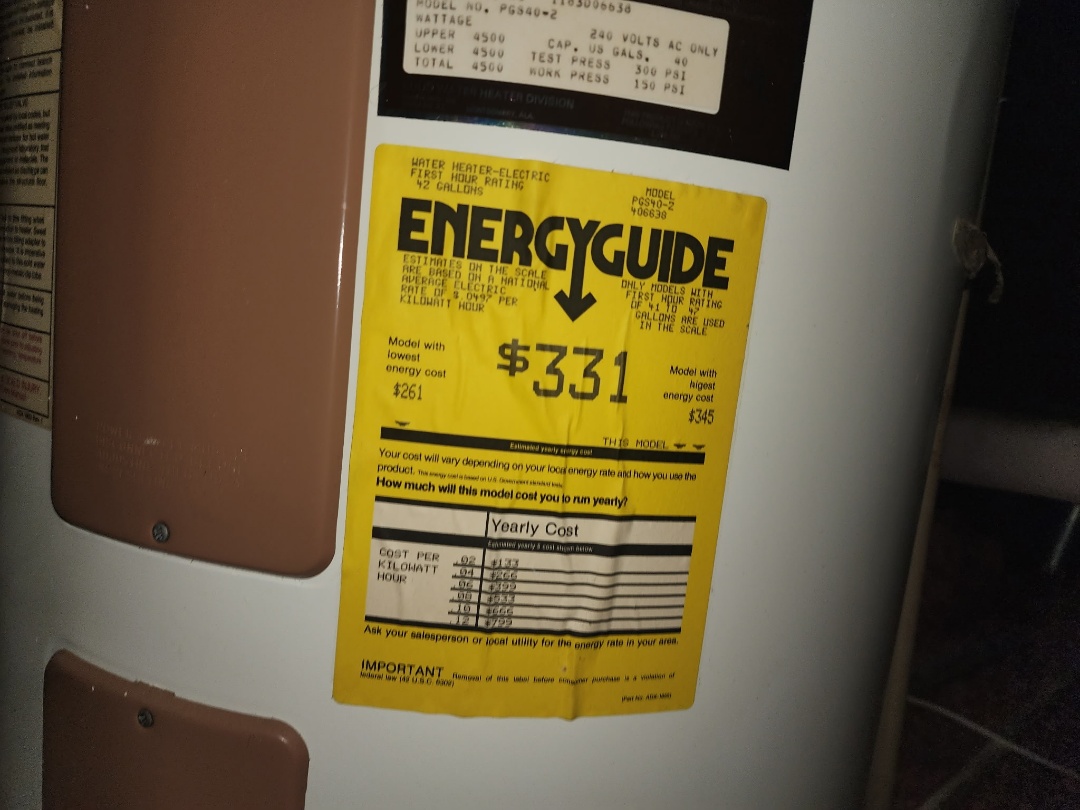 plumber needed 

water heater older than you we can fix that