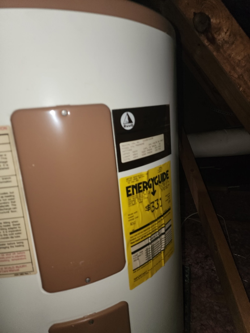 plumber needed 

water heater older than you we can fix that