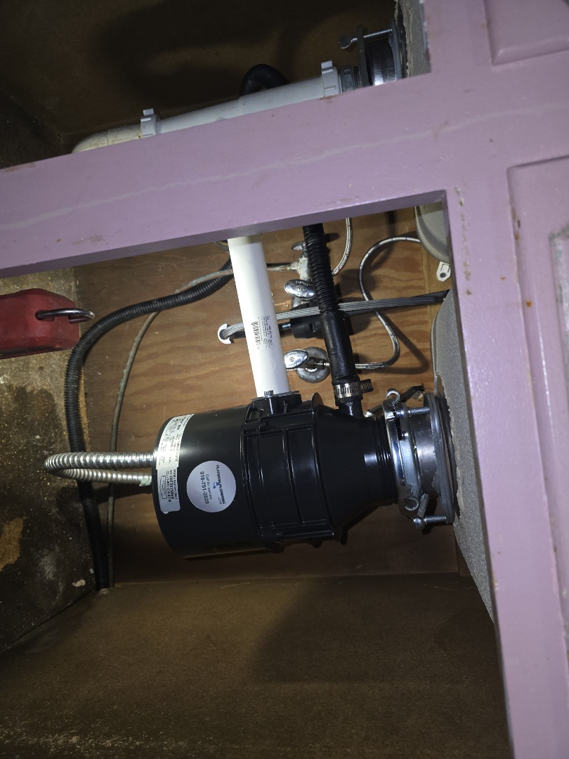 plumber needed 
garbage disposal lets goooo
