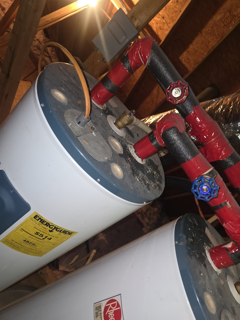 plumber needed 

no hot water we got cha
