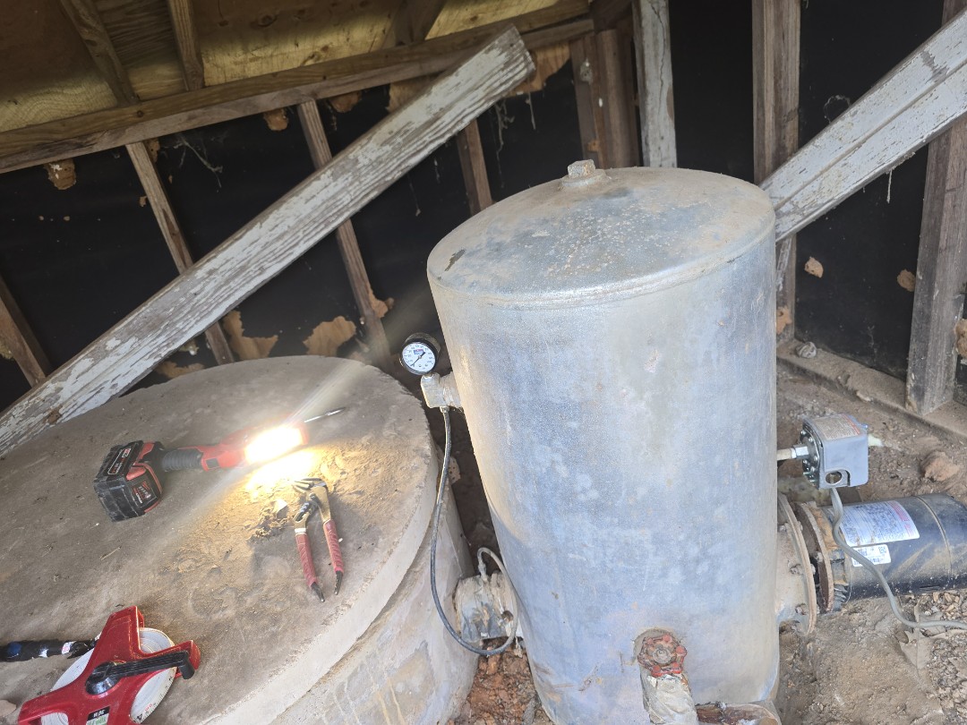 plumber needed 

water wells we got cha