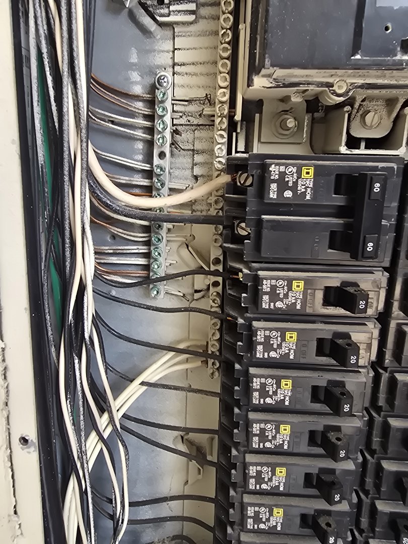 eletricion needed 
panels weather heads sparks smoke call a pro