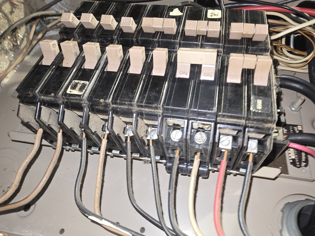 eletricion needed 
got them breakers plugs wires outlets lights