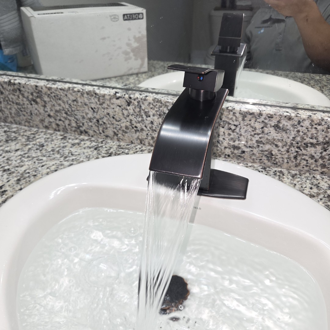 new toilet, faucet and ptrap
