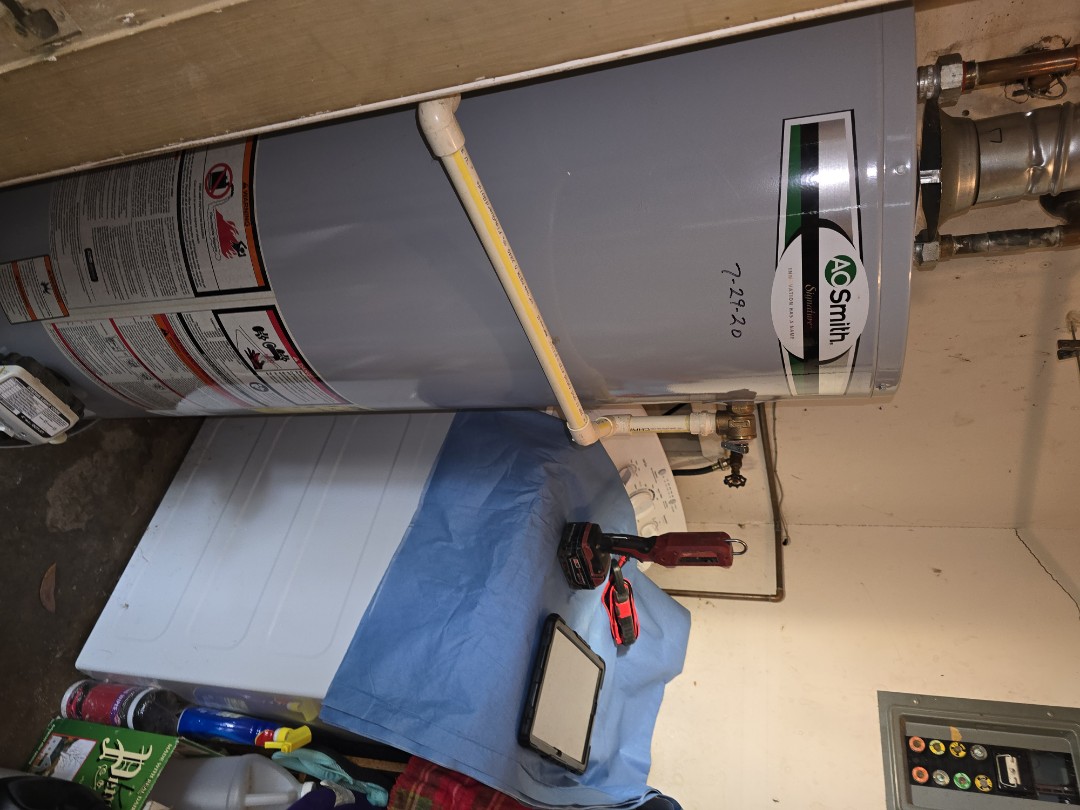 plumber needed 

We do it all water heaters, tankless, water heaters, water leaks, water treatment, water filtration, gas leaks, gas log sets sewer stoppages, septic issues give us a call